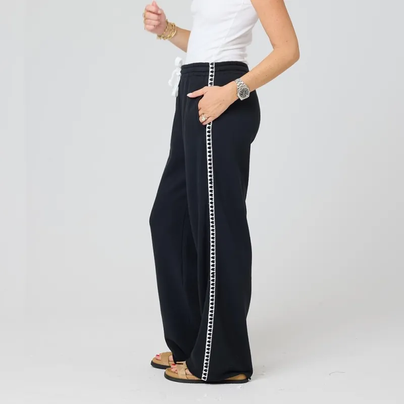 Weekend Barb Heart Tape Sweatpant sold by Kerri Rosenthal