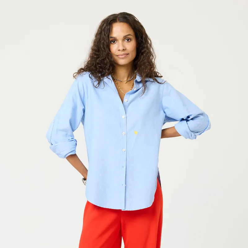 Mia Lightweight Oxford Shirt sold by Kerri Rosenthal