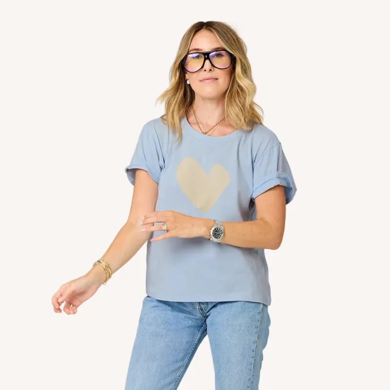 Suke Imperfect Heart Tee made by Kerri Rosenthal