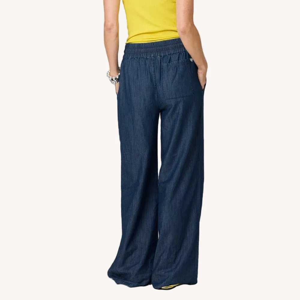 Palazzo Denim Pant sold by Kerri Rosenthal product image thumbnail 5