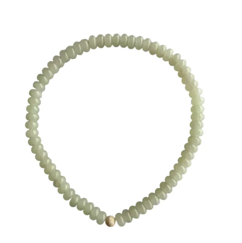 Pistachio Glow Necklace made by Kerri Rosenthal