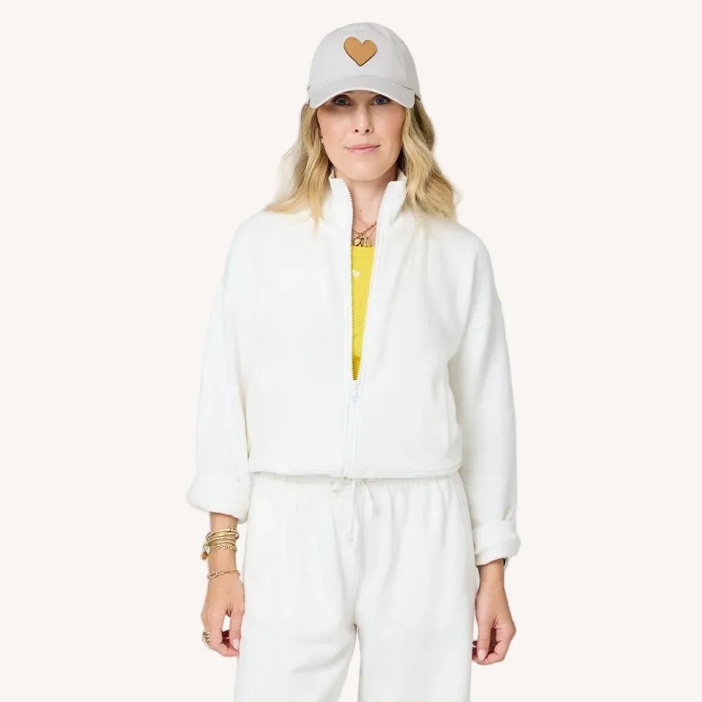 Zip Up Mock Neck Sweatshirt sold by Kerri Rosenthal