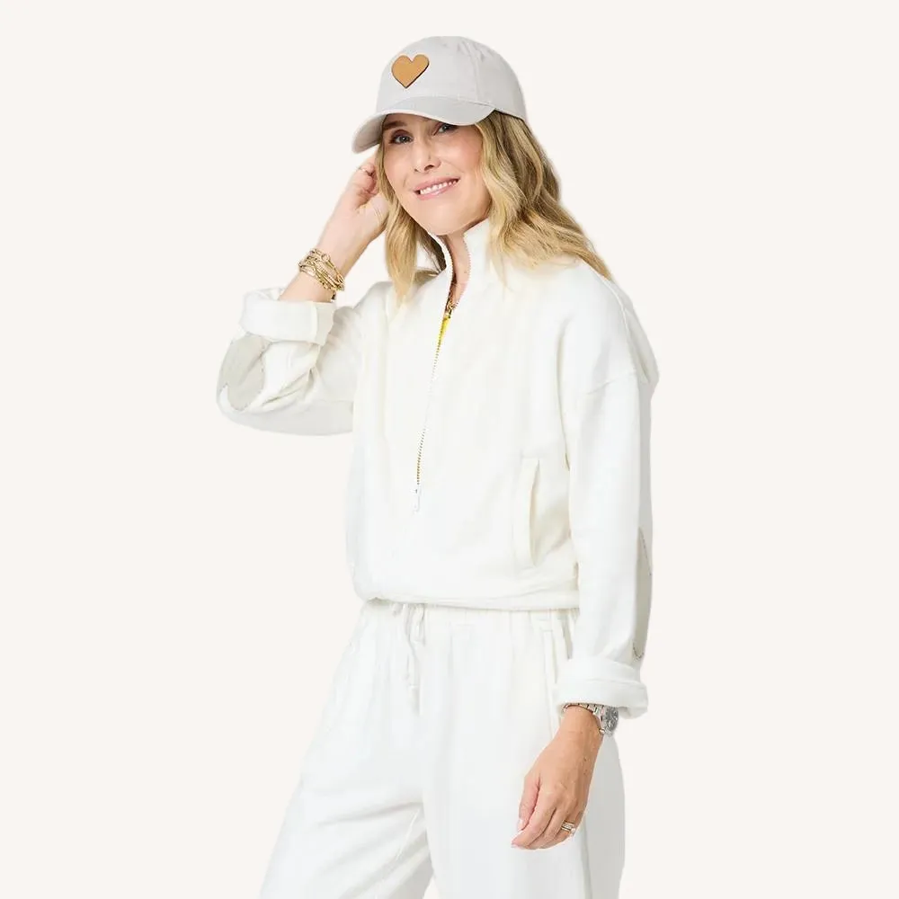 Zip Up Mock Neck Sweatshirt sold by Kerri Rosenthal product image thumbnail 4