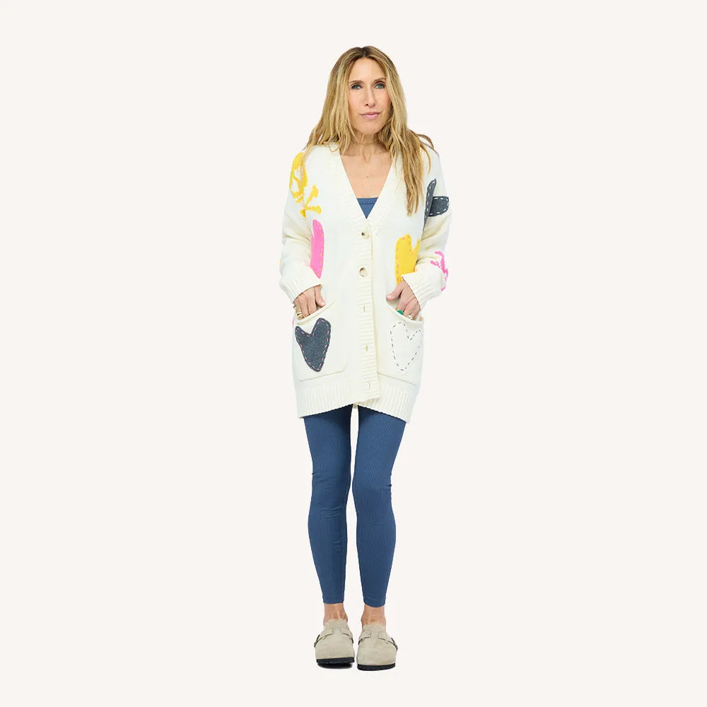 SoulCycle x KR Poppy Soul Brigade Cardigan sold by Kerri Rosenthal product image thumbnail 2