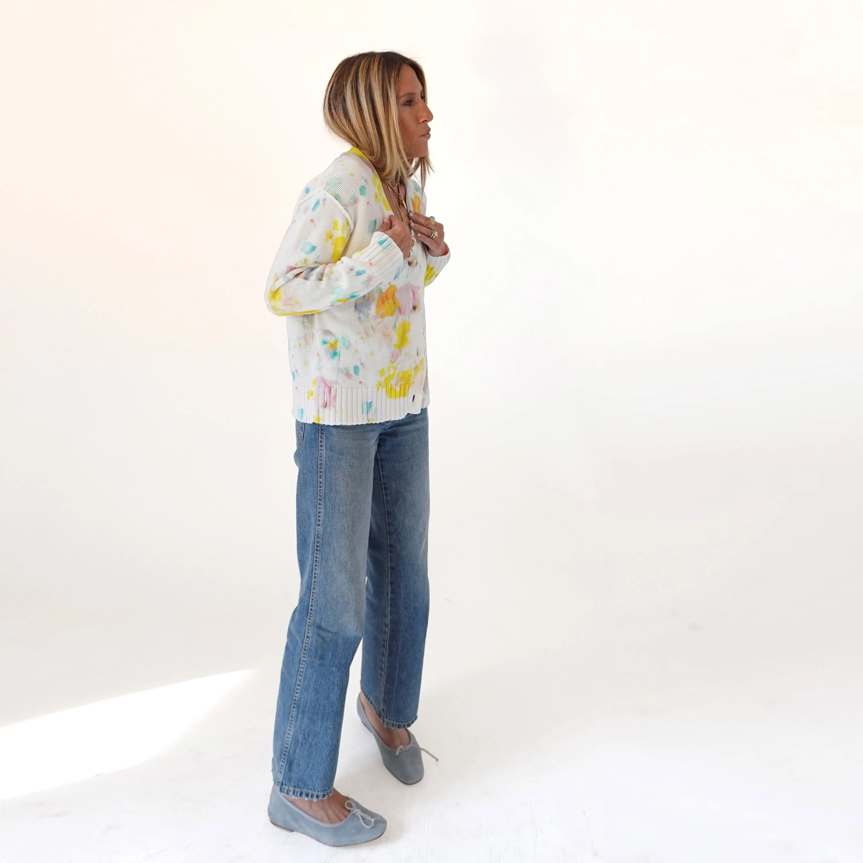 Slouchy Studio Cardigan sold by Kerri Rosenthal product image thumbnail 3