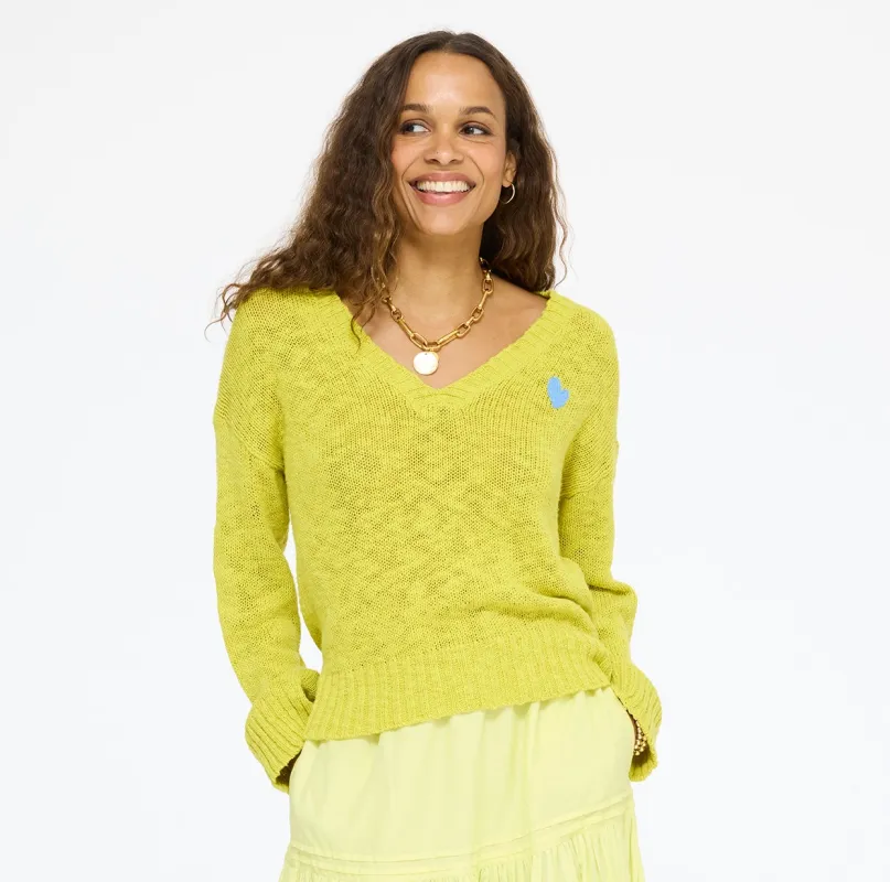 Summerland V Neck Sweater made by Kerri Rosenthal