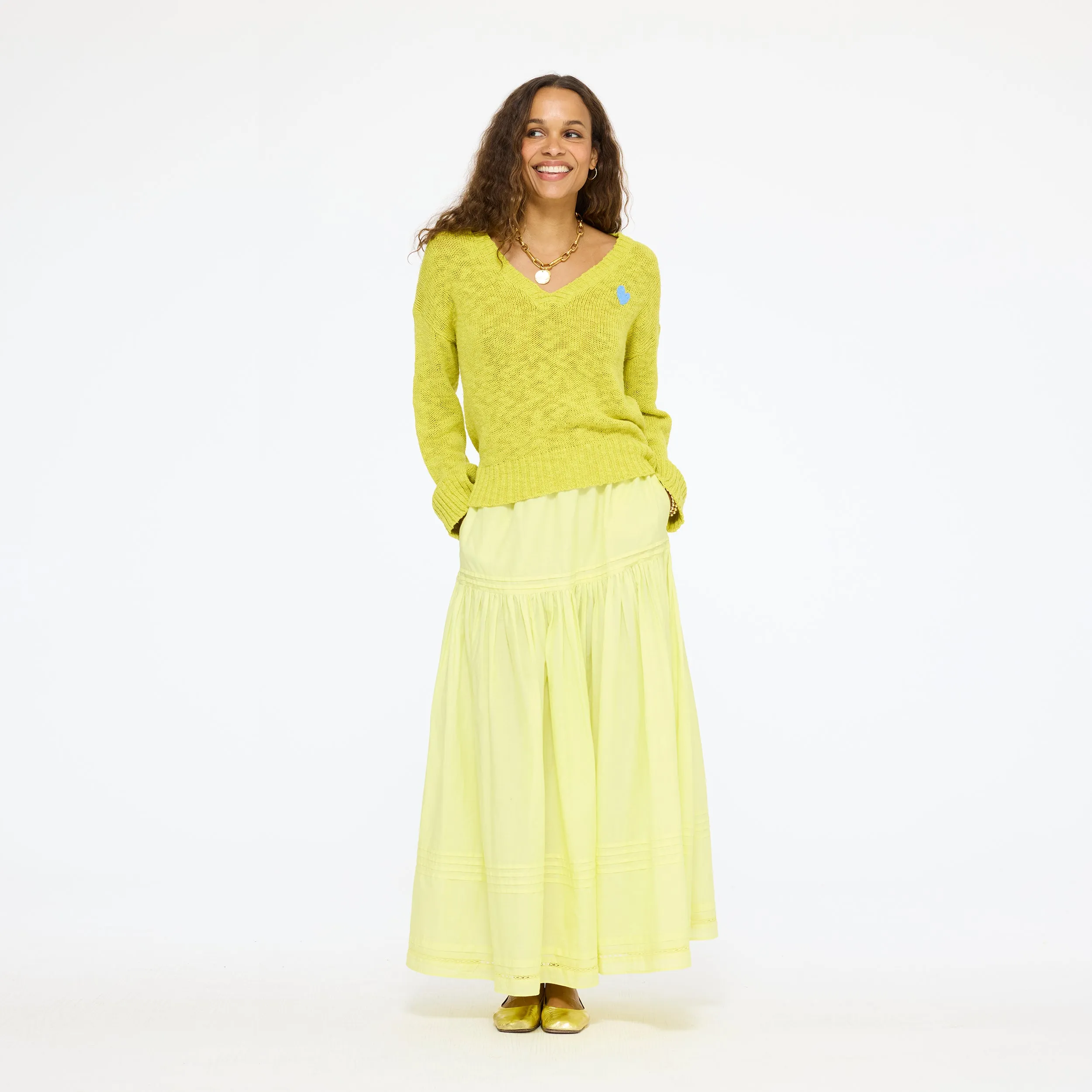 Summerland V Neck Sweater sold by Kerri Rosenthal product image thumbnail 4