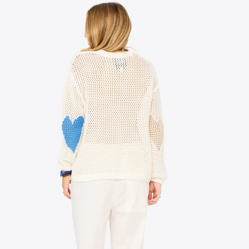 Catch Open Stitch Sweater made by Kerri Rosenthal