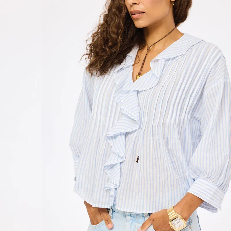 Rosen Stripe Blouse made by Kerri Rosenthal