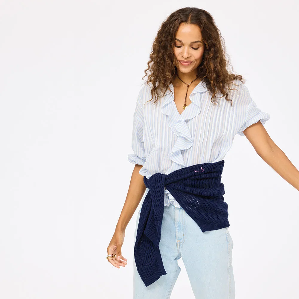 Rosen Stripe Blouse sold by Kerri Rosenthal product image thumbnail 2