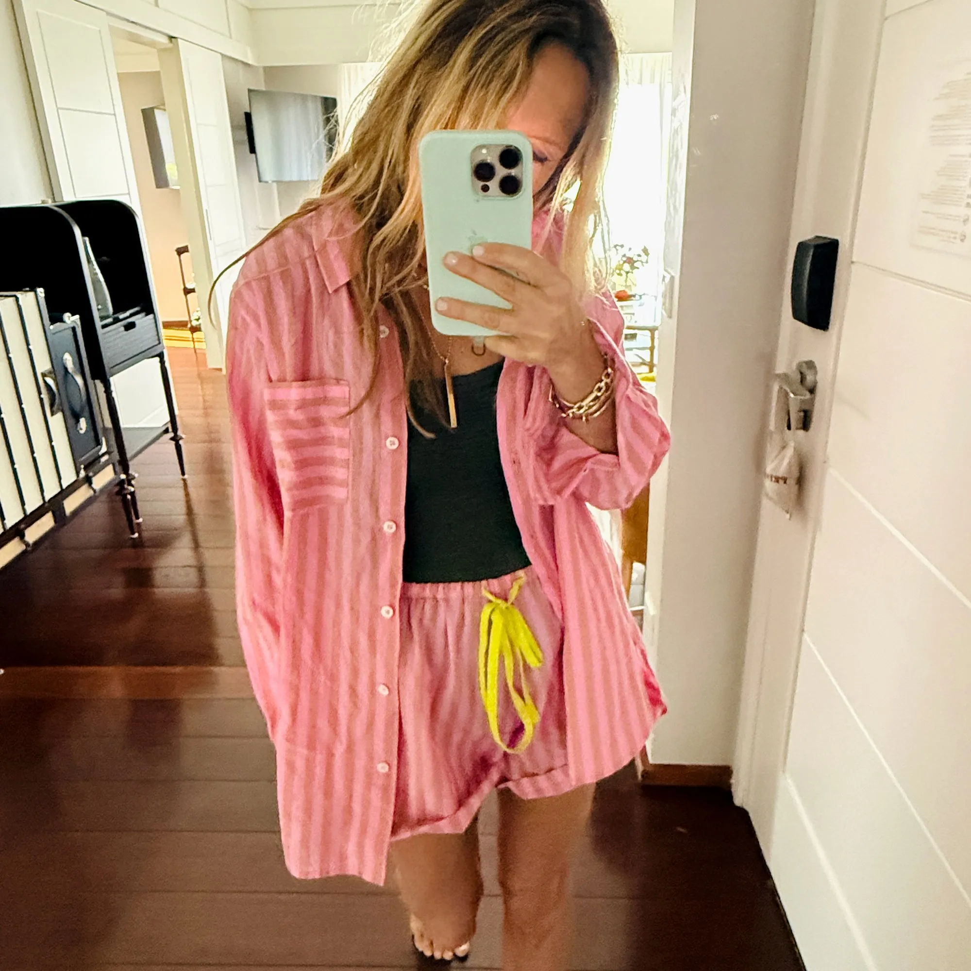 Mia Stripe Shirt sold by Kerri Rosenthal product image thumbnail 3