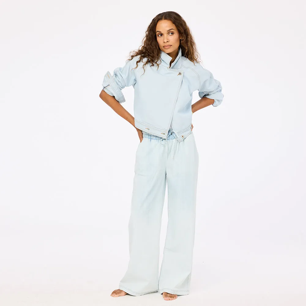 Palazzo Denim Pant sold by Kerri Rosenthal product image thumbnail 2