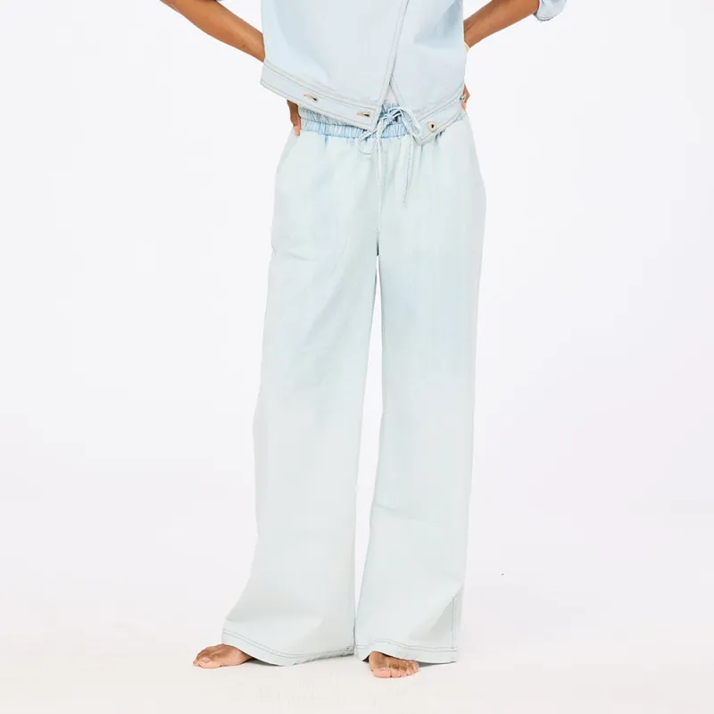 Palazzo Denim Pant made by Kerri Rosenthal