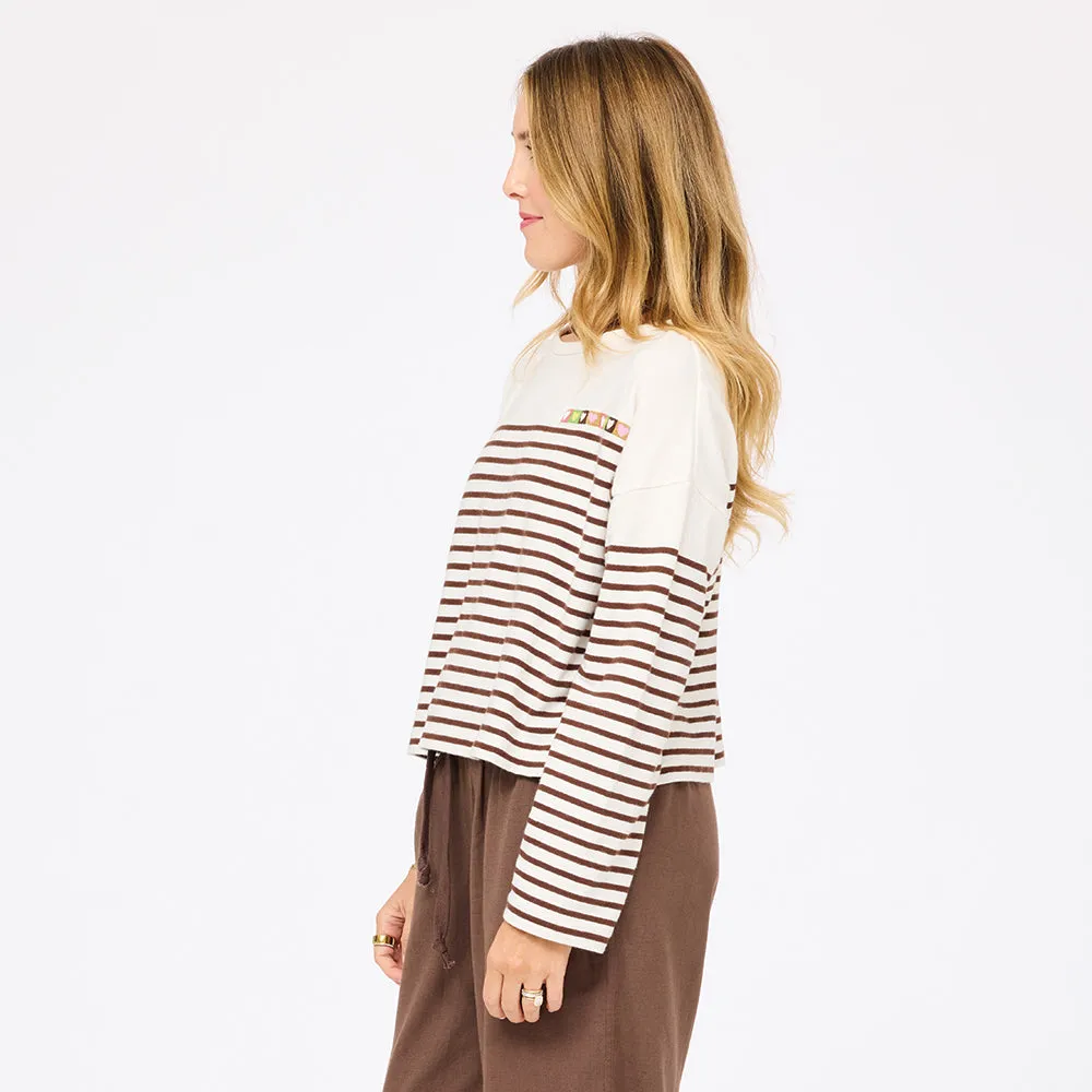 Artist Long Sleeve Stripe Tee sold by Kerri Rosenthal product image thumbnail 4