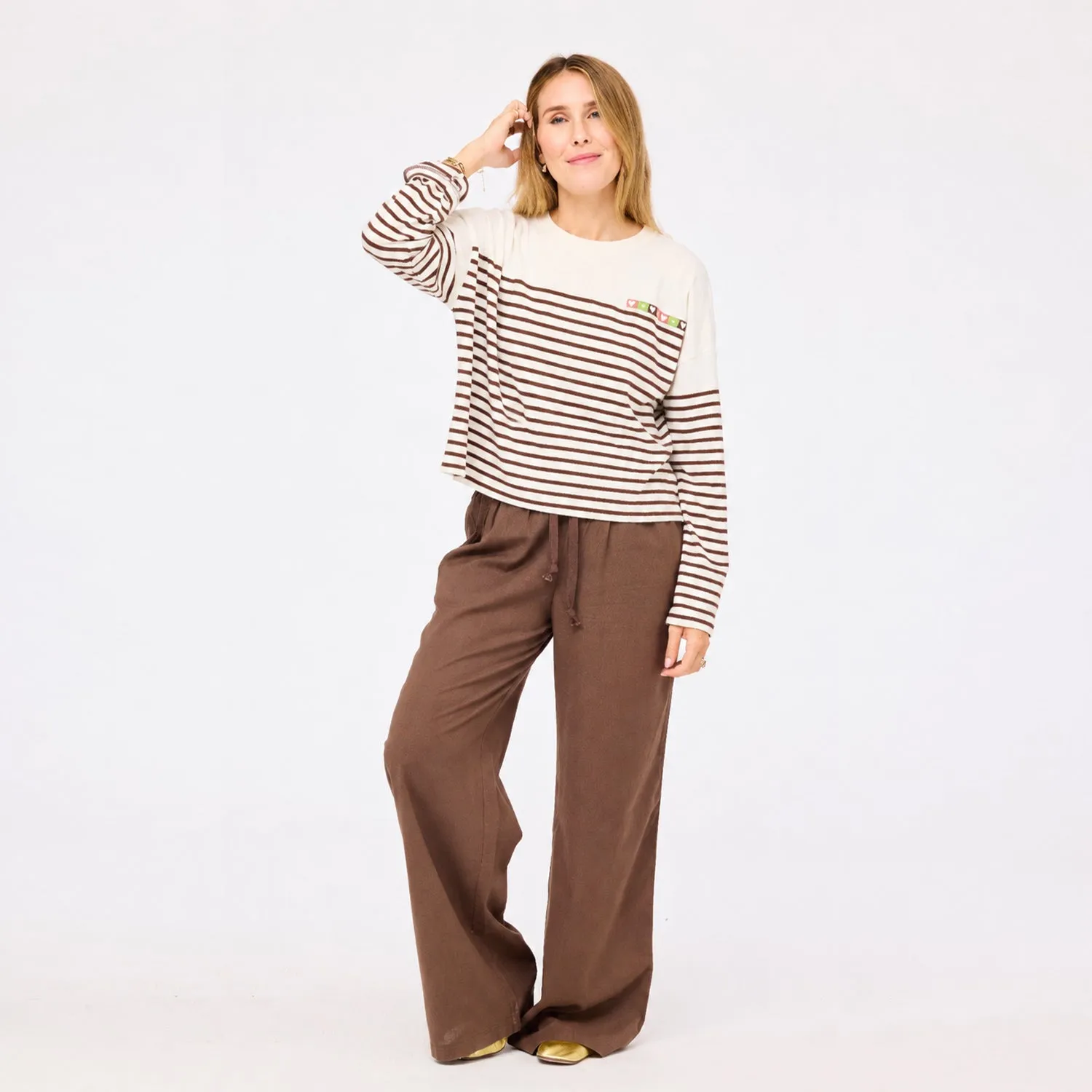 Artist Long Sleeve Stripe Tee sold by Kerri Rosenthal product image thumbnail 5