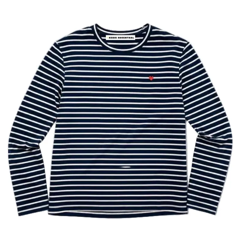 KR Long Sleeve Stripe Tee made by Kerri Rosenthal
