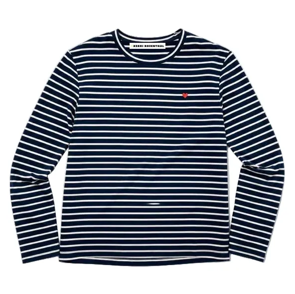KR Long Sleeve Stripe Tee sold by Kerri Rosenthal