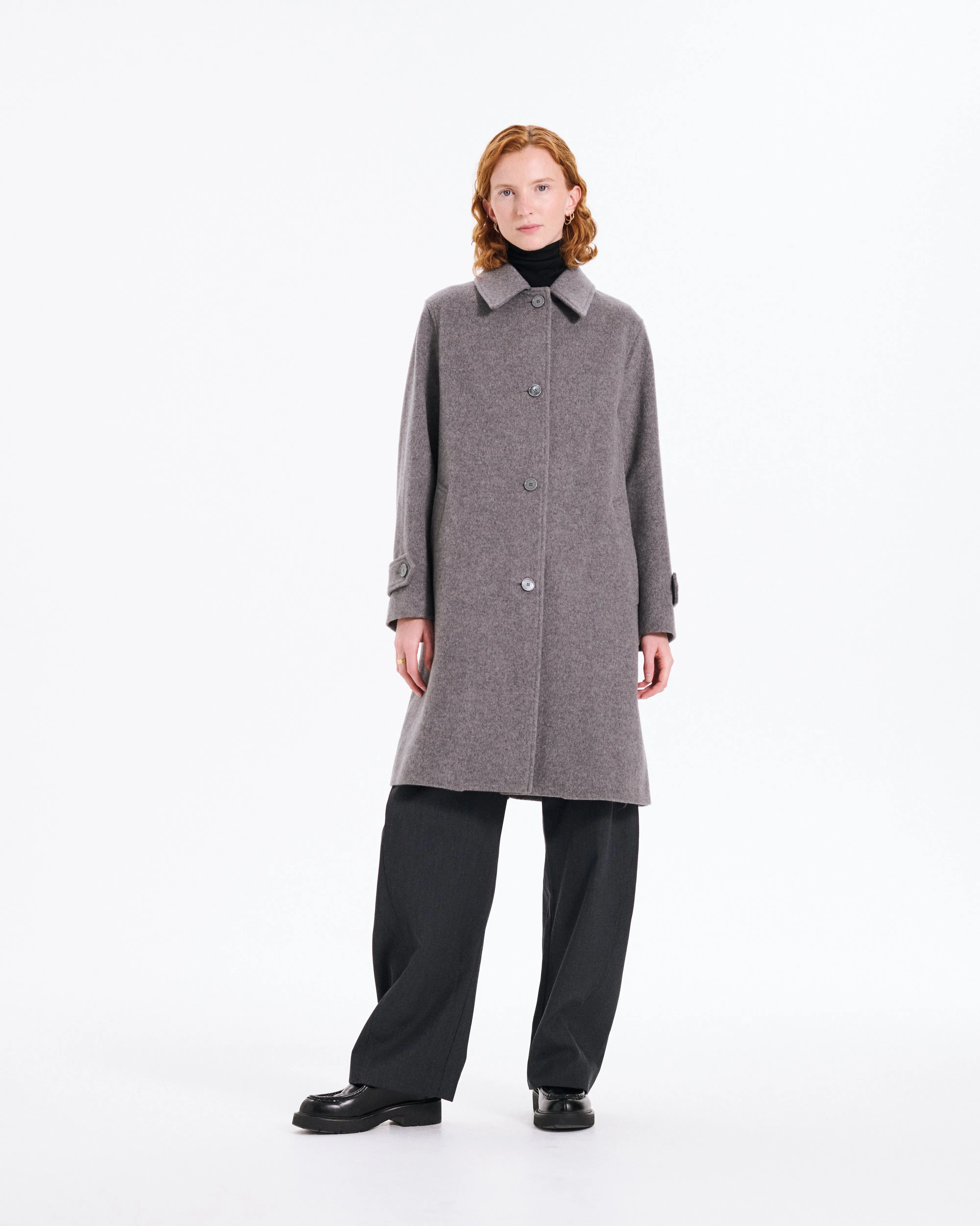 Banton Wool Cashmere Blend Coat sold by Mackintosh