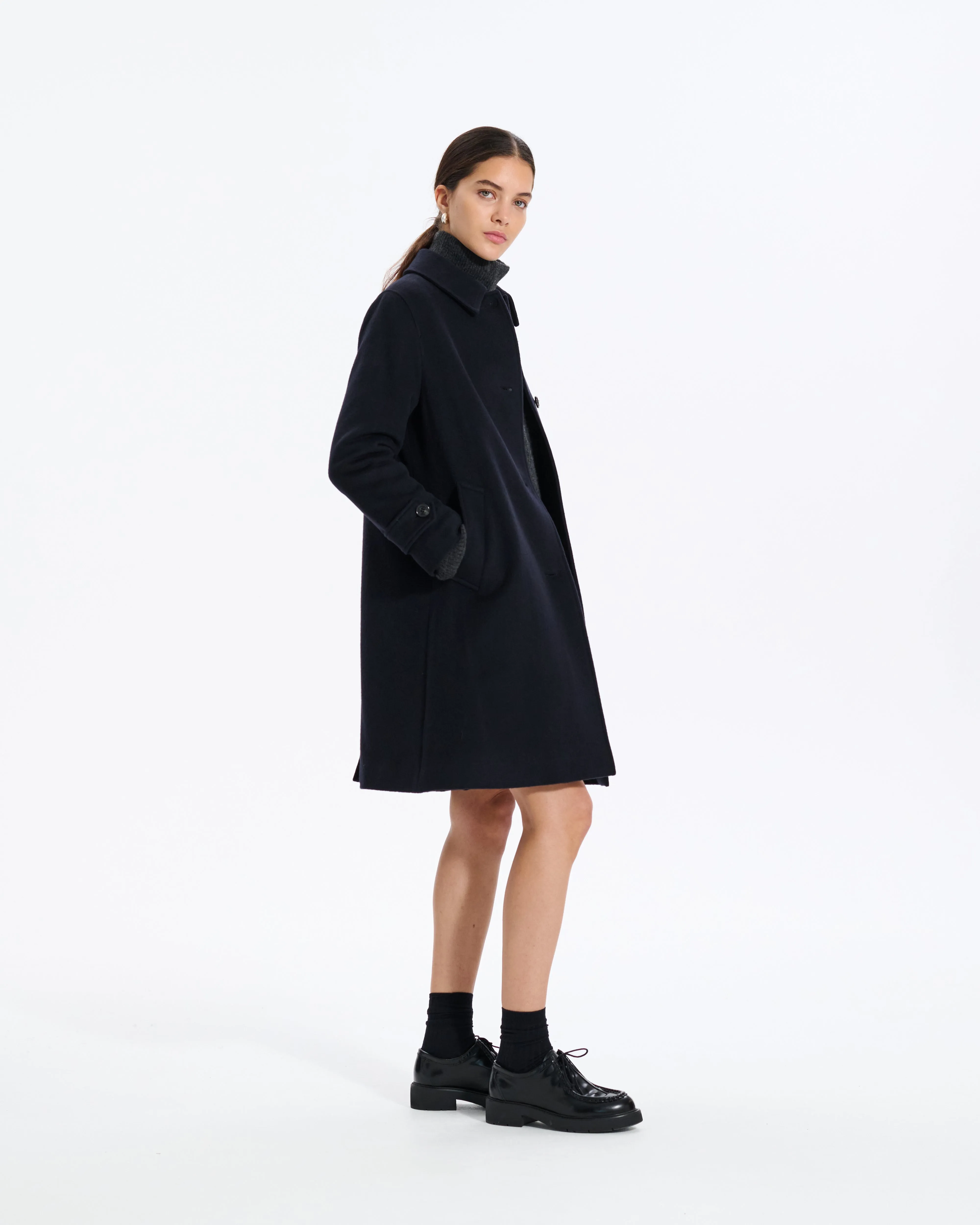 Banton Wool Cashmere Blend Coat sold by Mackintosh product image thumbnail 5