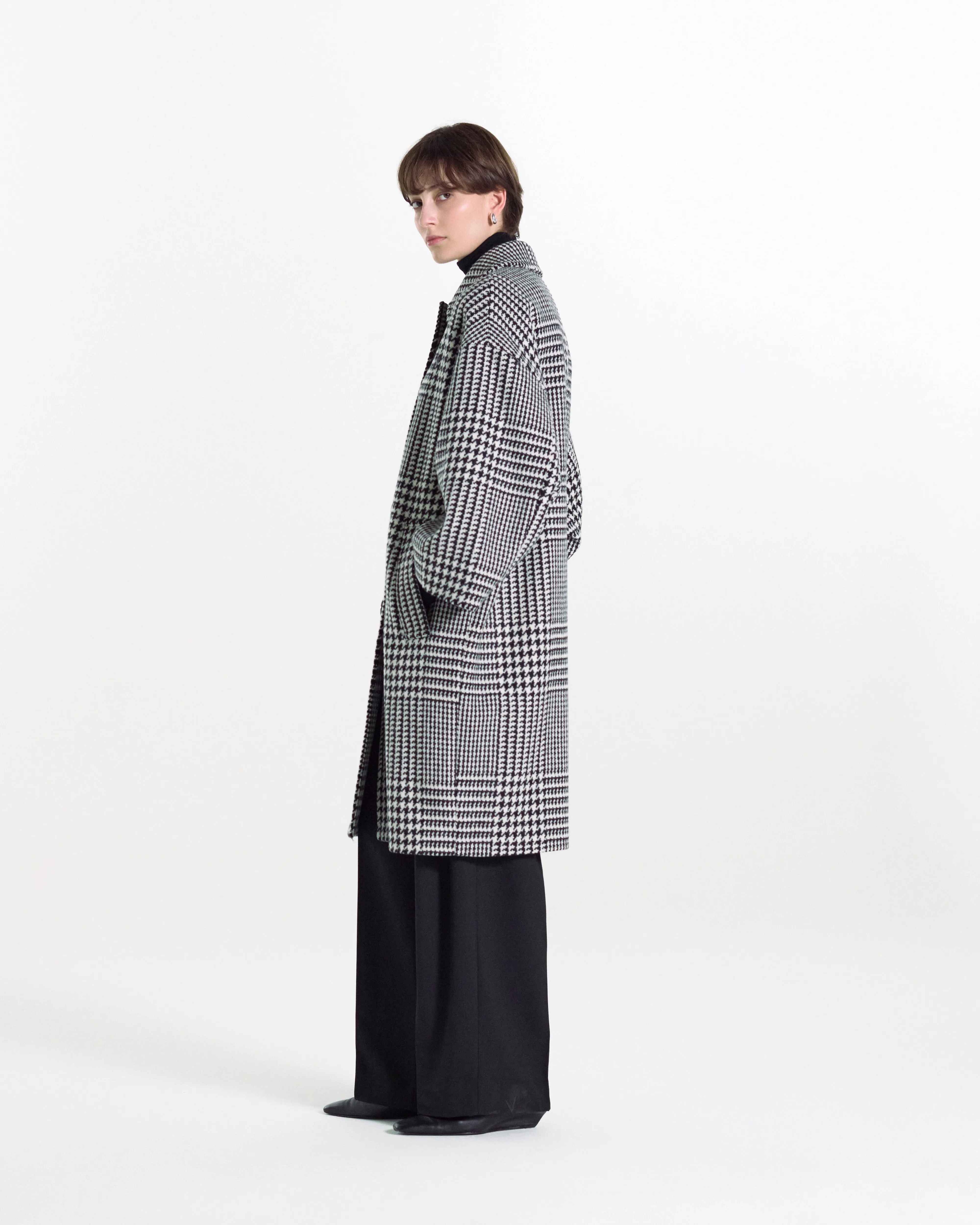 Collin Wool Cropped Sleeve Coat sold by Mackintosh product image thumbnail 4
