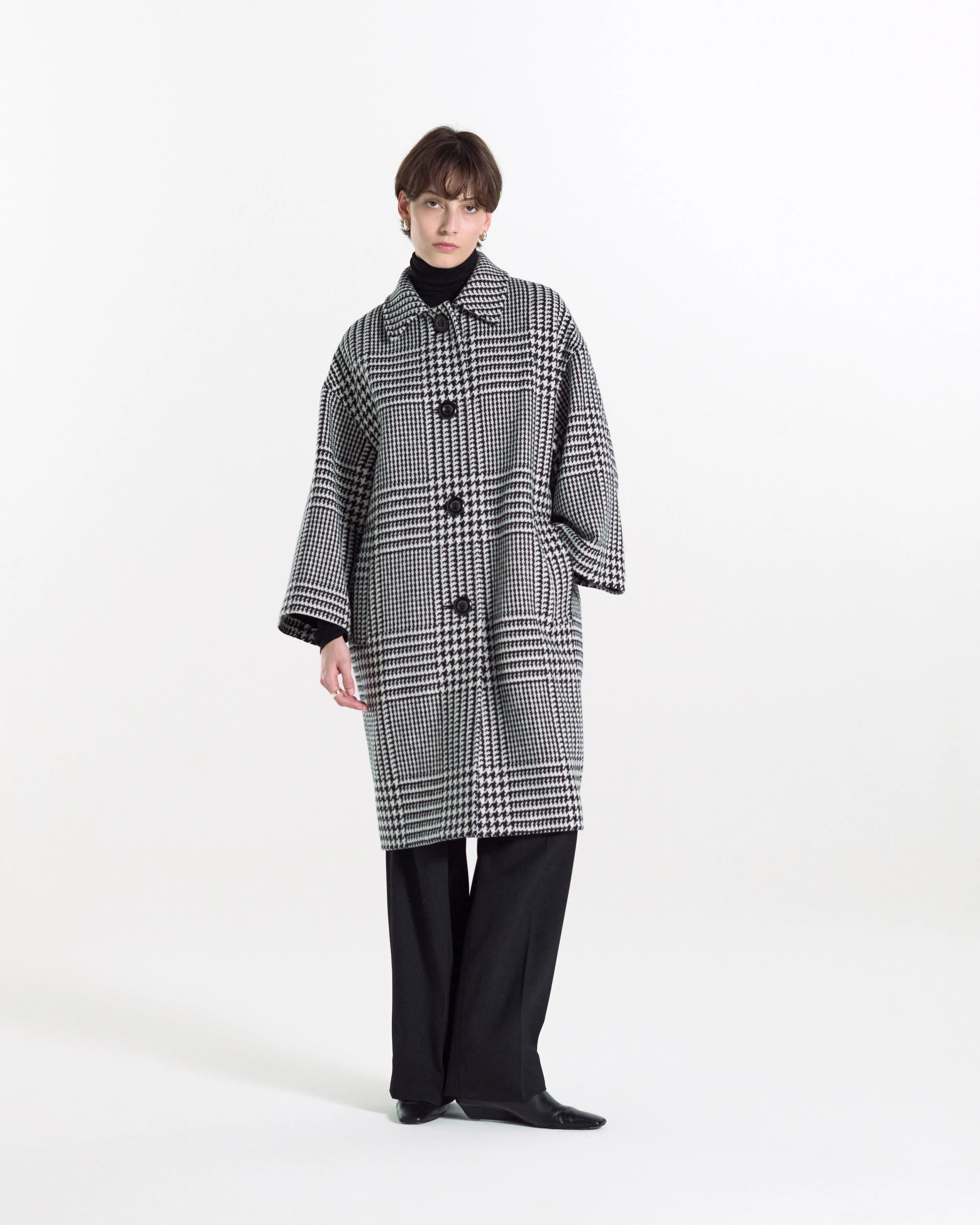 Collin Wool Cropped Sleeve Coat sold by Mackintosh product image thumbnail 3