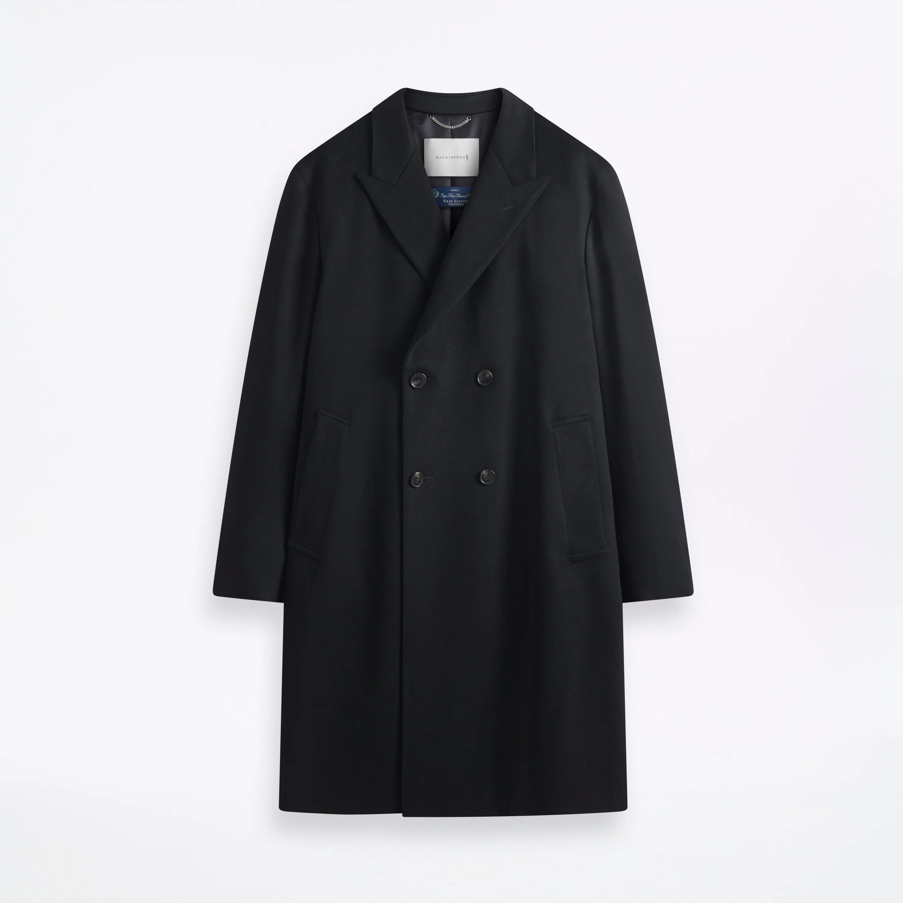 Crawford Loro Piana Cashmere Coat Flat Colour sold by Mackintosh