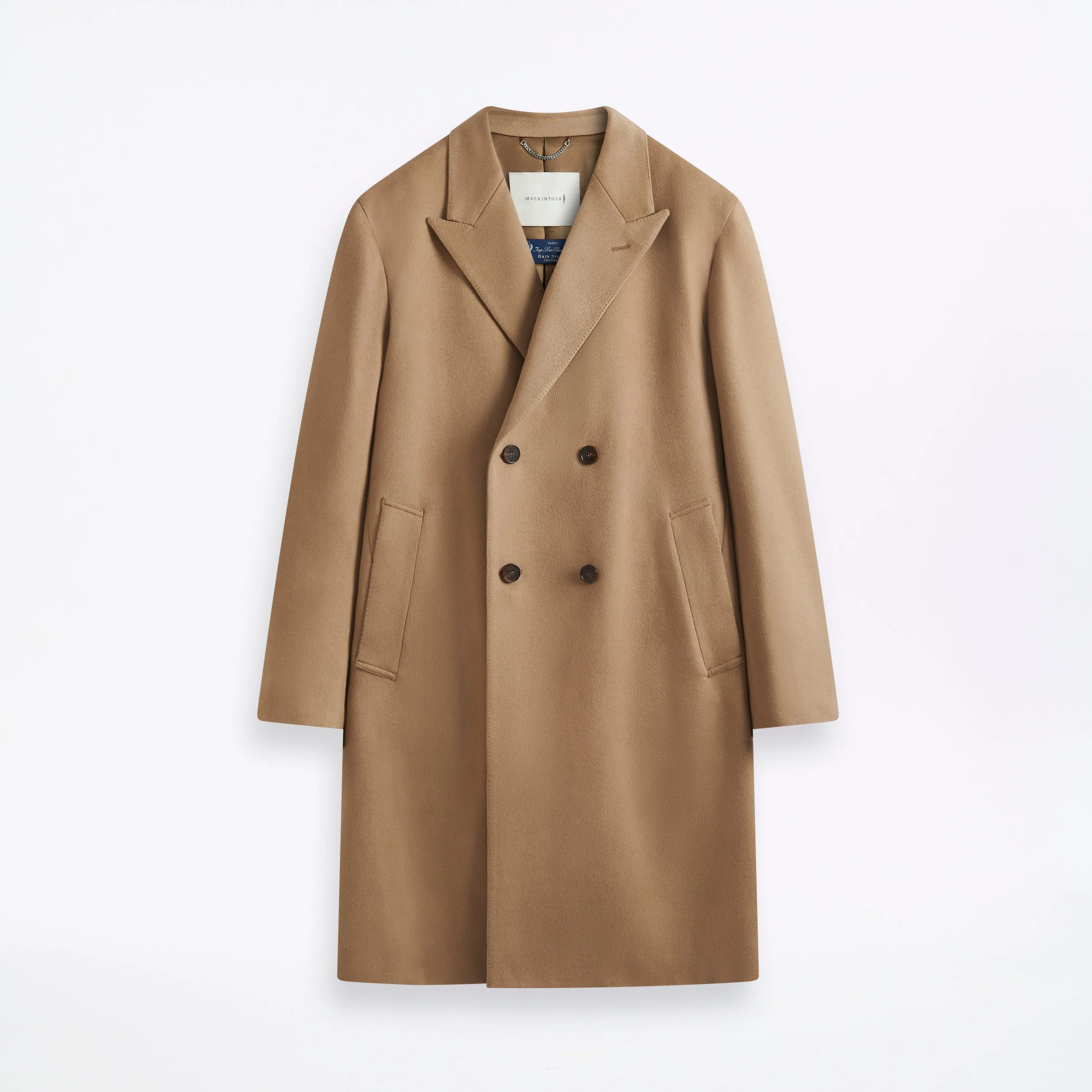 Crawford Loro Piana Cashmere Coat Flat Colour sold by Mackintosh product image thumbnail 2