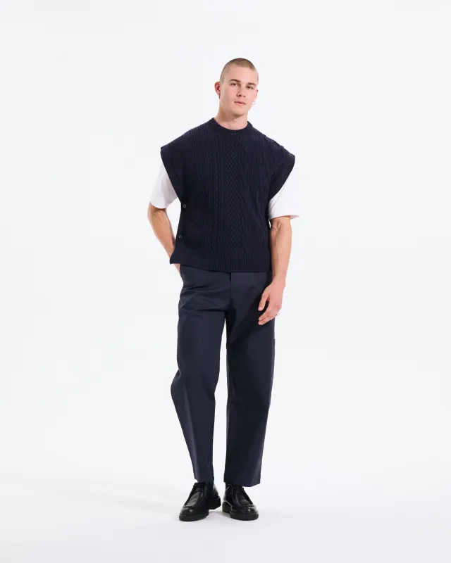 Cable Vest sold by Mackintosh