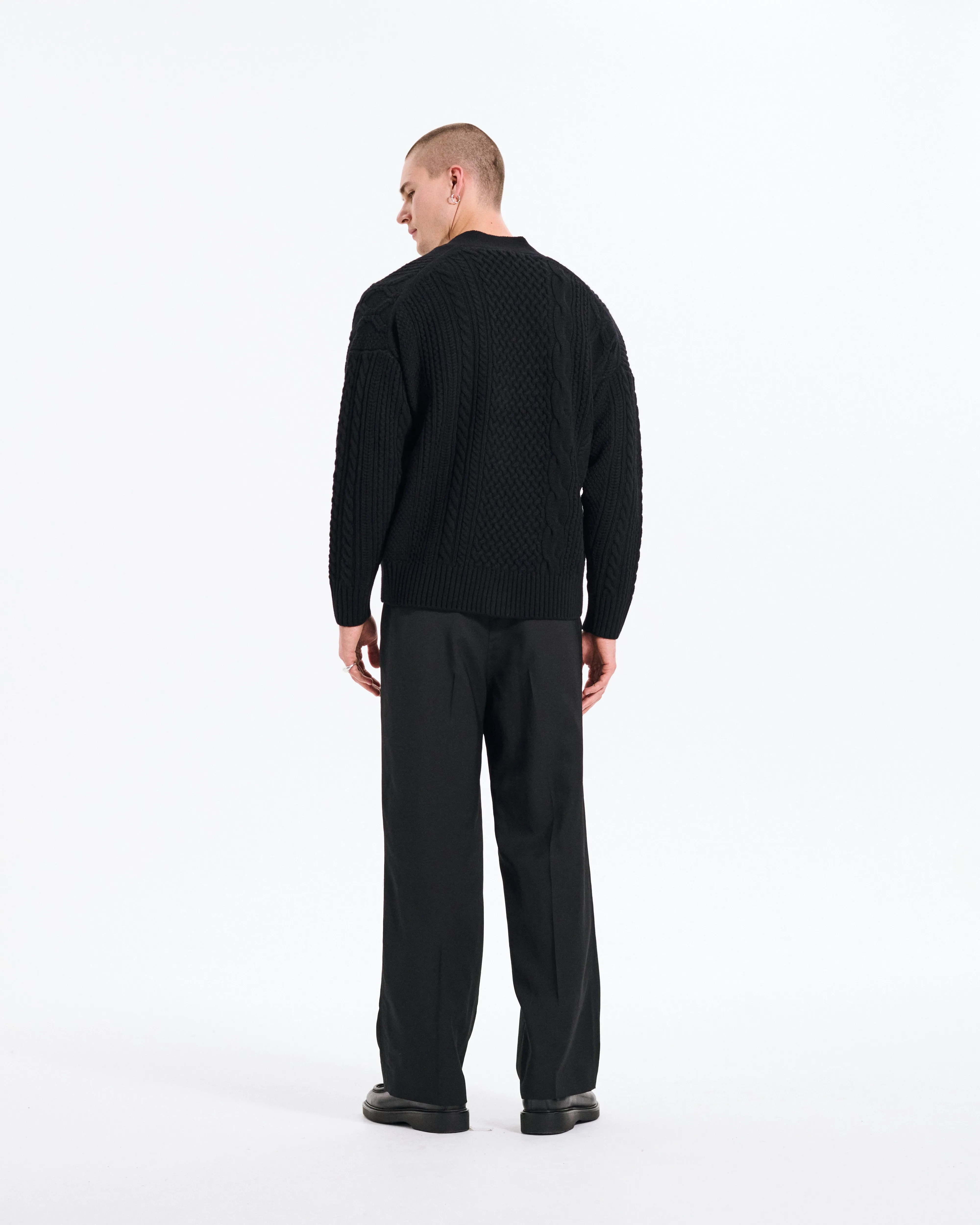 Cable Stitch Cardigan sold by Mackintosh product image thumbnail 4