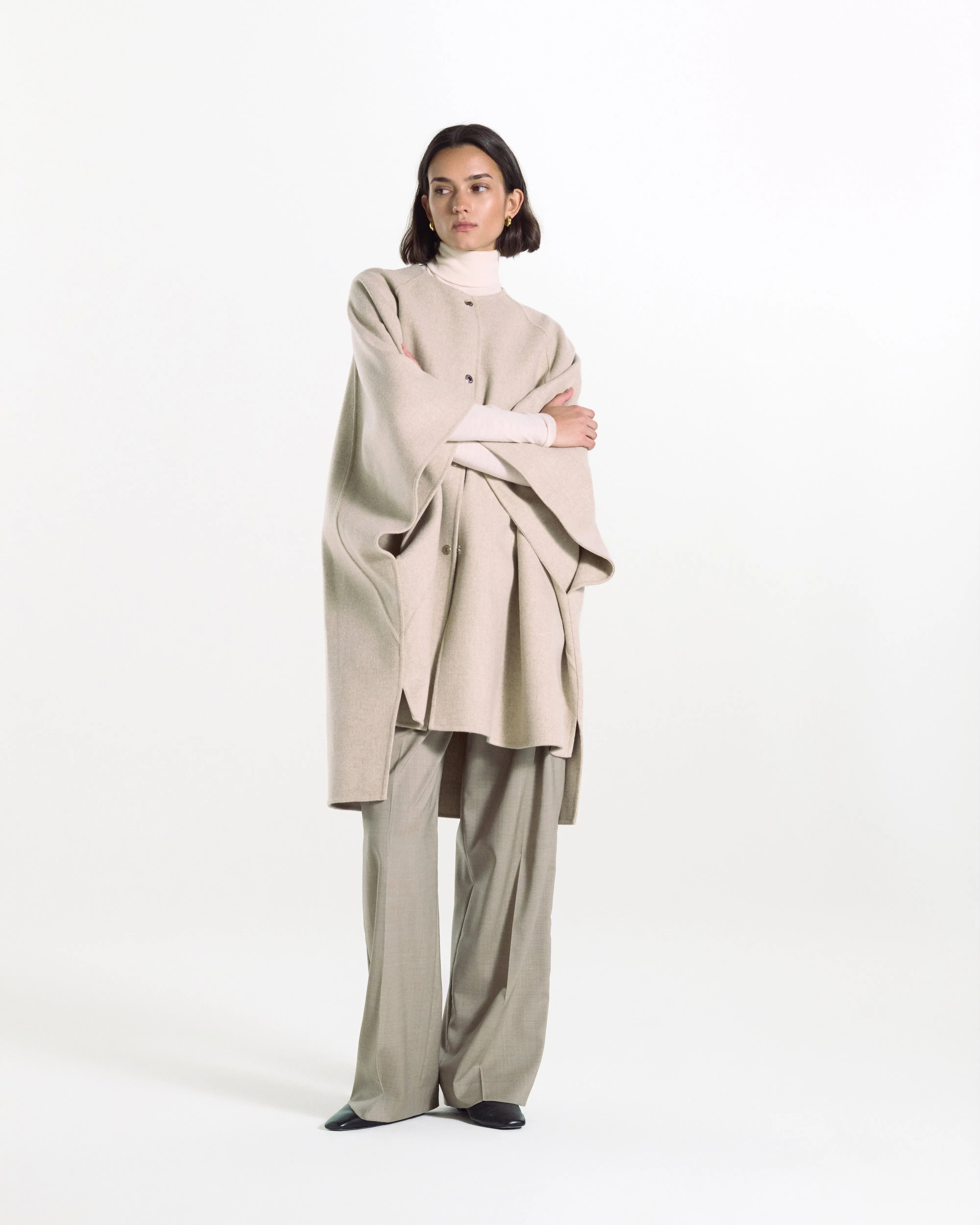 Sanquhar Wool Cape sold by Mackintosh product image thumbnail 2