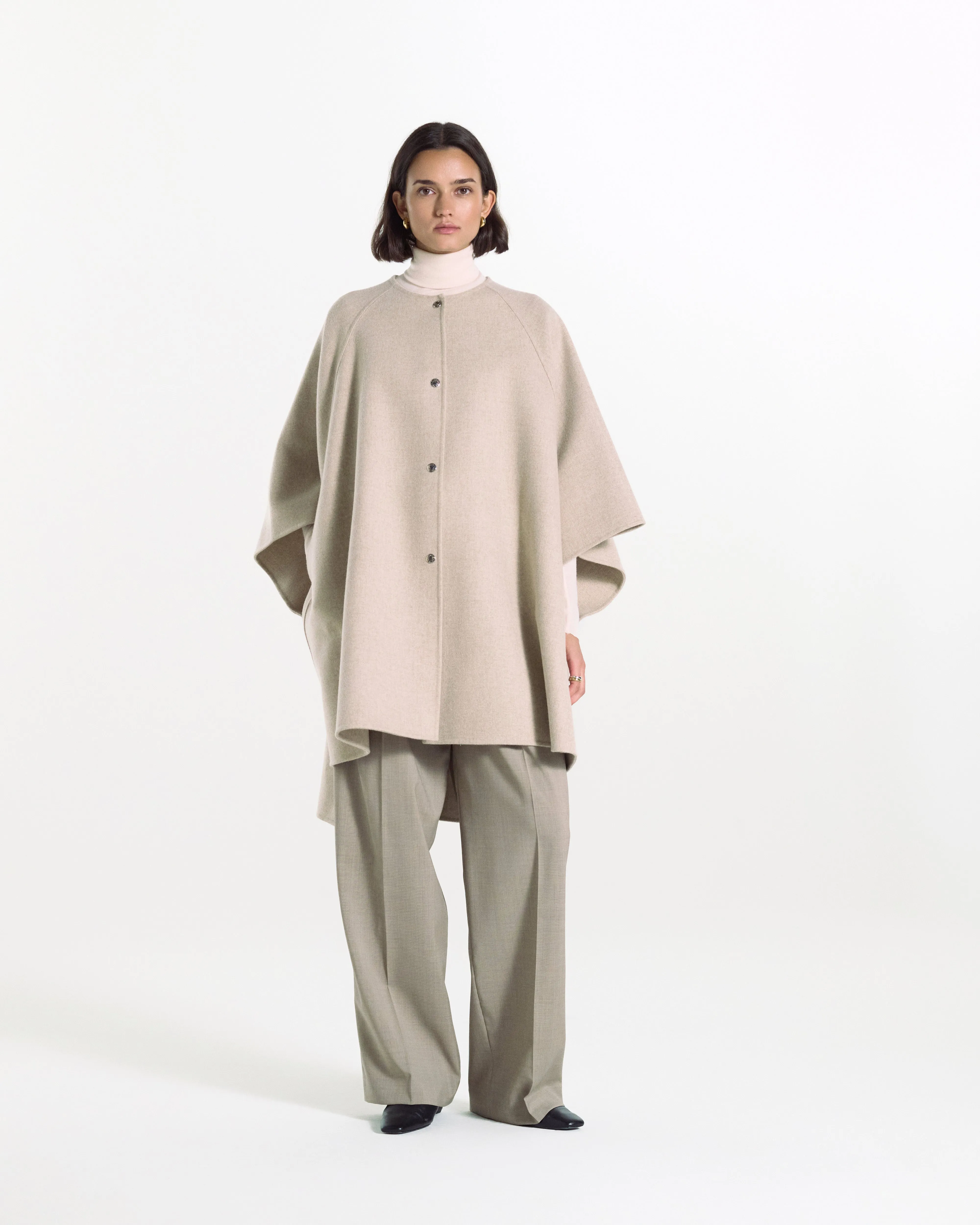Sanquhar Wool Cape sold by Mackintosh product image thumbnail 3