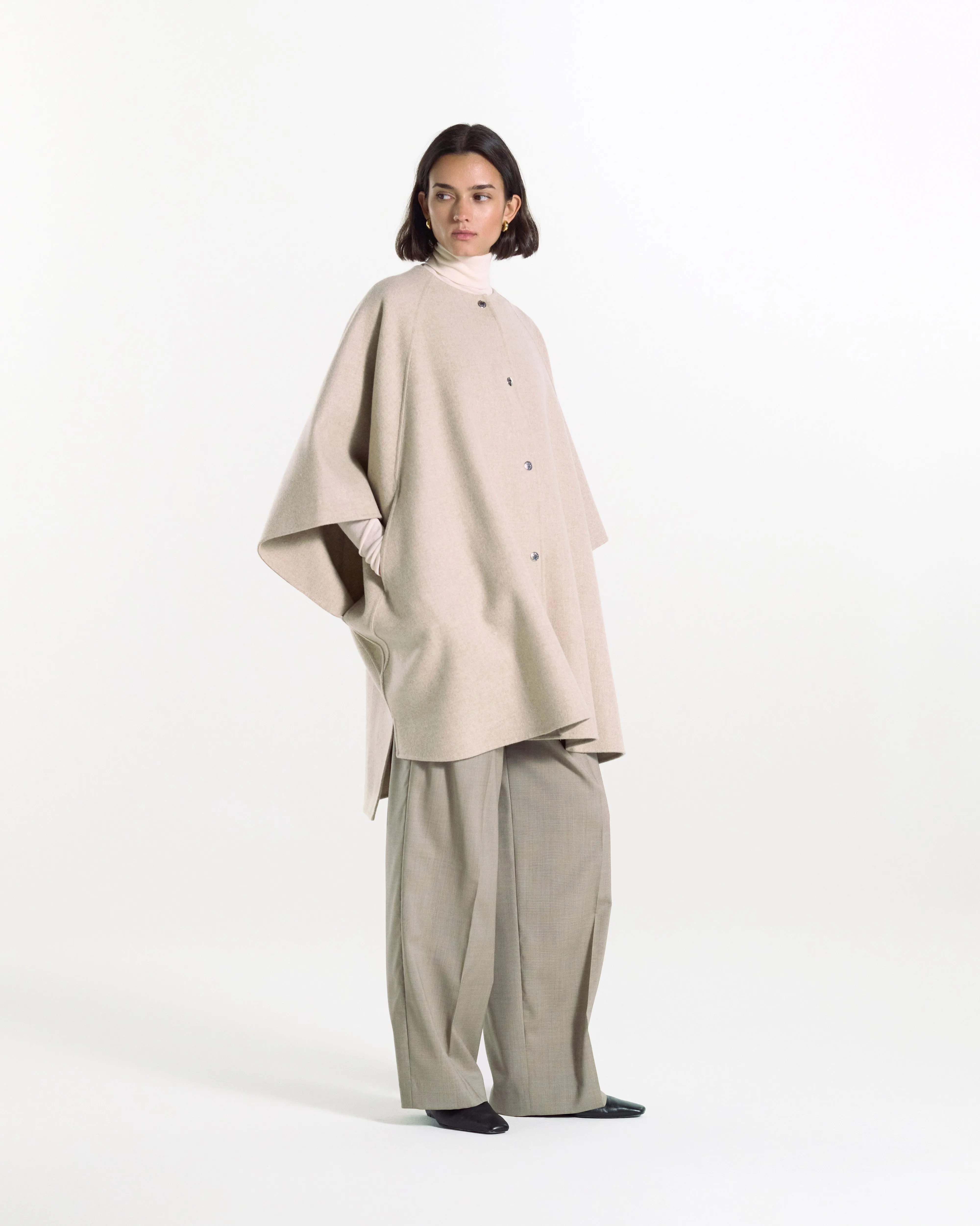 Sanquhar Wool Cape sold by Mackintosh product image thumbnail 4