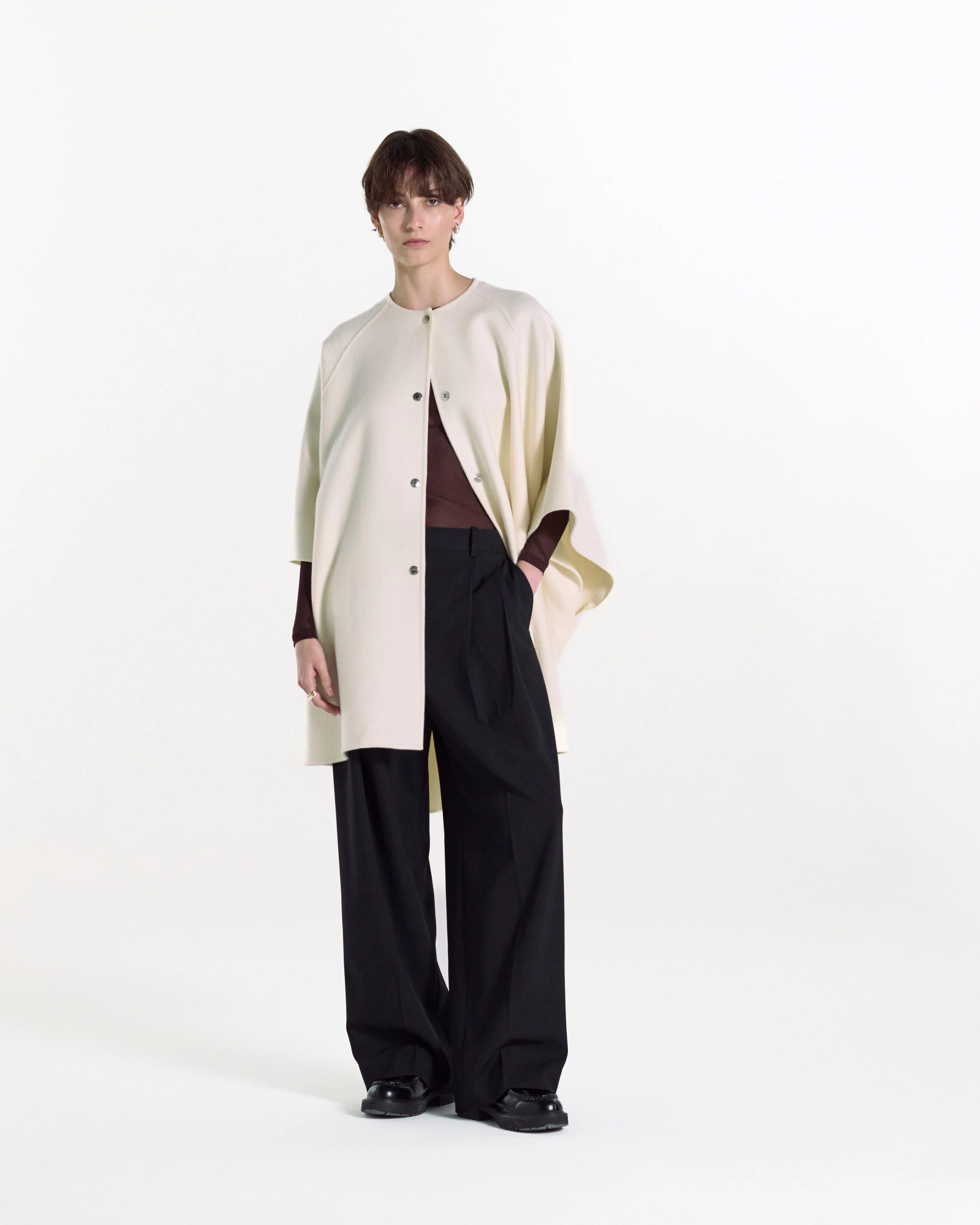 Sanquhar Wool Cape sold by Mackintosh product image thumbnail 3