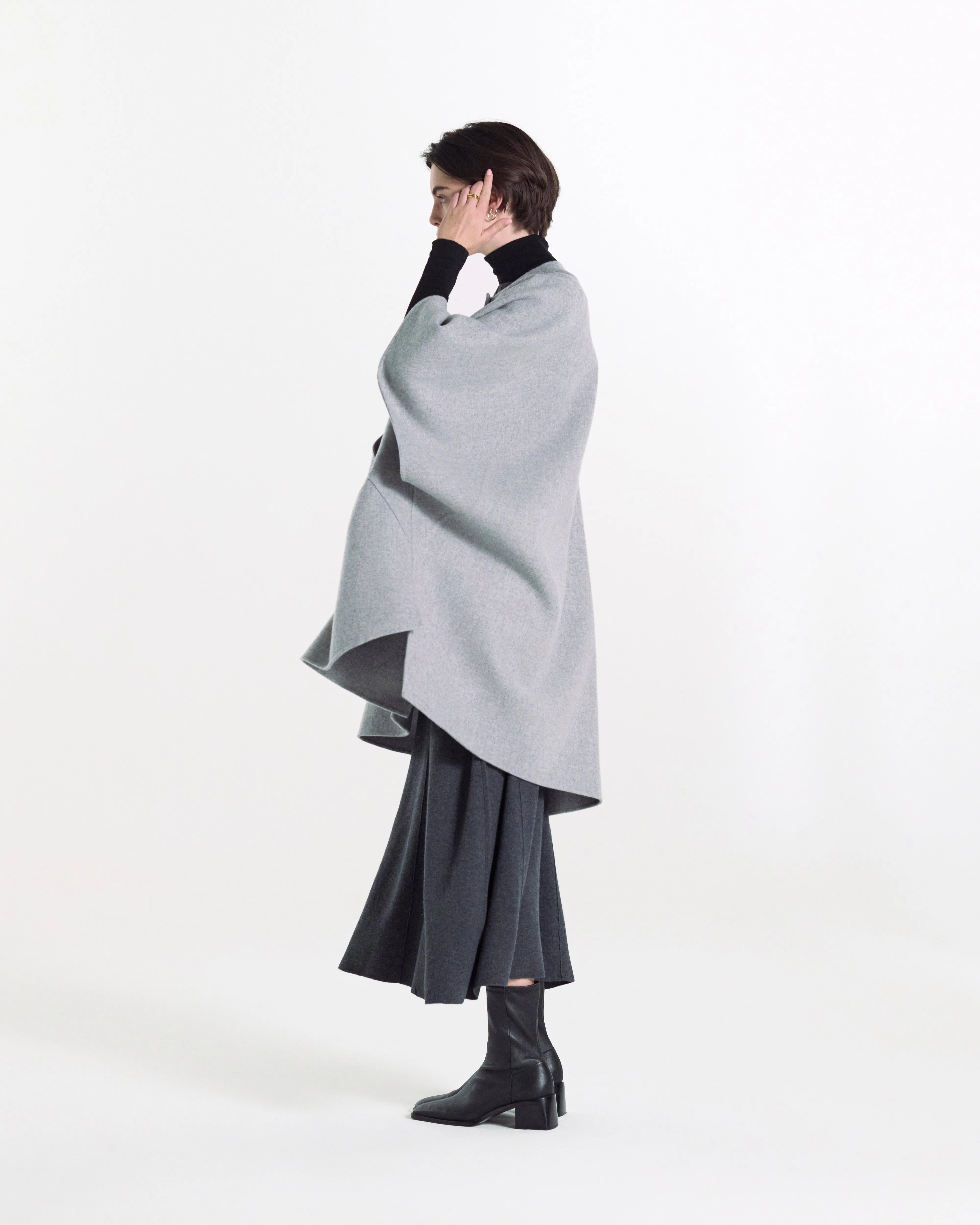 Sanquhar Wool Cape sold by Mackintosh product image thumbnail 3