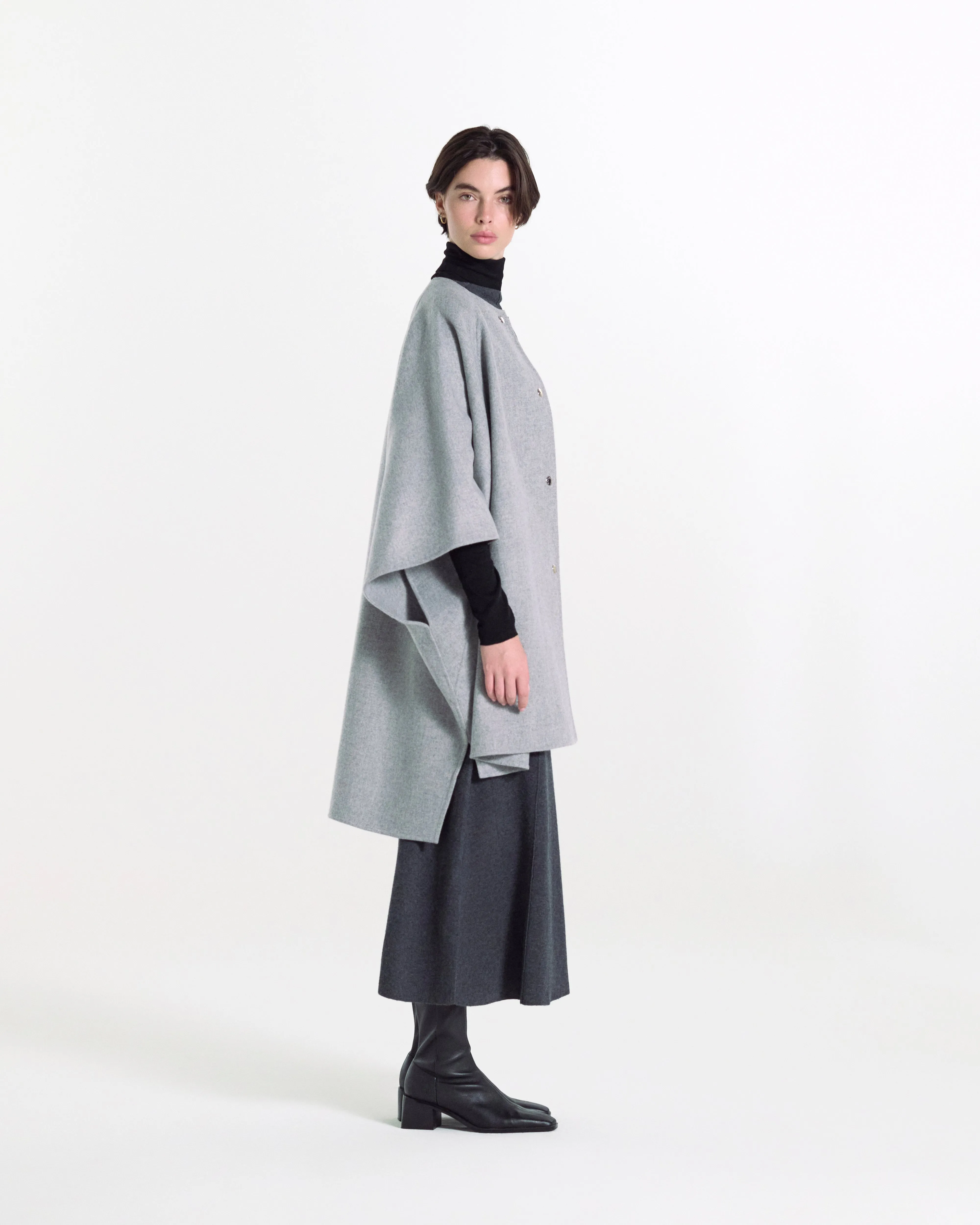 Sanquhar Wool Cape sold by Mackintosh product image thumbnail 4