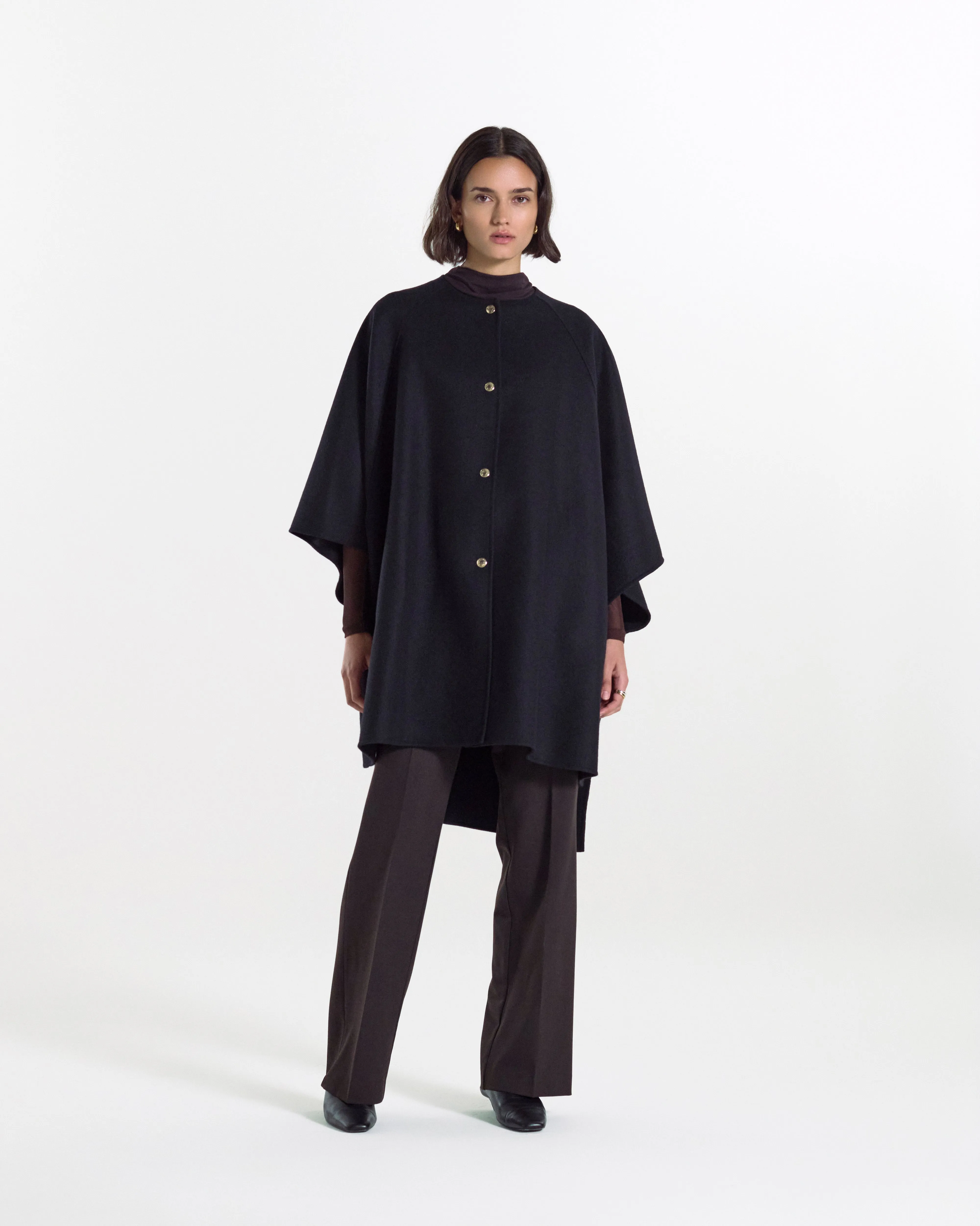 Sanquhar Wool Cape sold by Mackintosh product image thumbnail 3