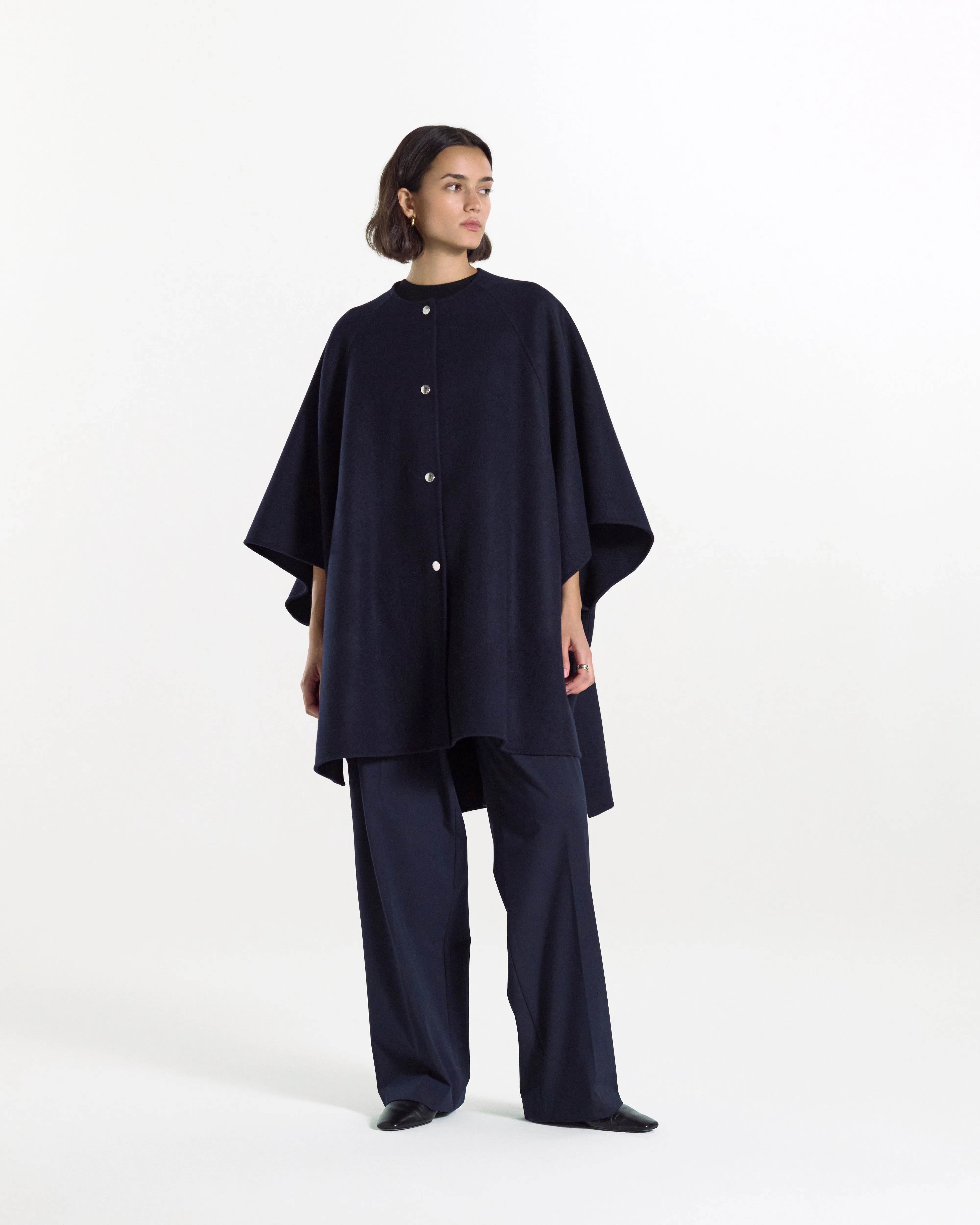 Sanquhar Wool Cape sold by Mackintosh product image thumbnail 3