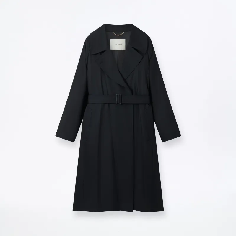 Laggan Belted Wool Gabardine Trench Coat sold by Mackintosh