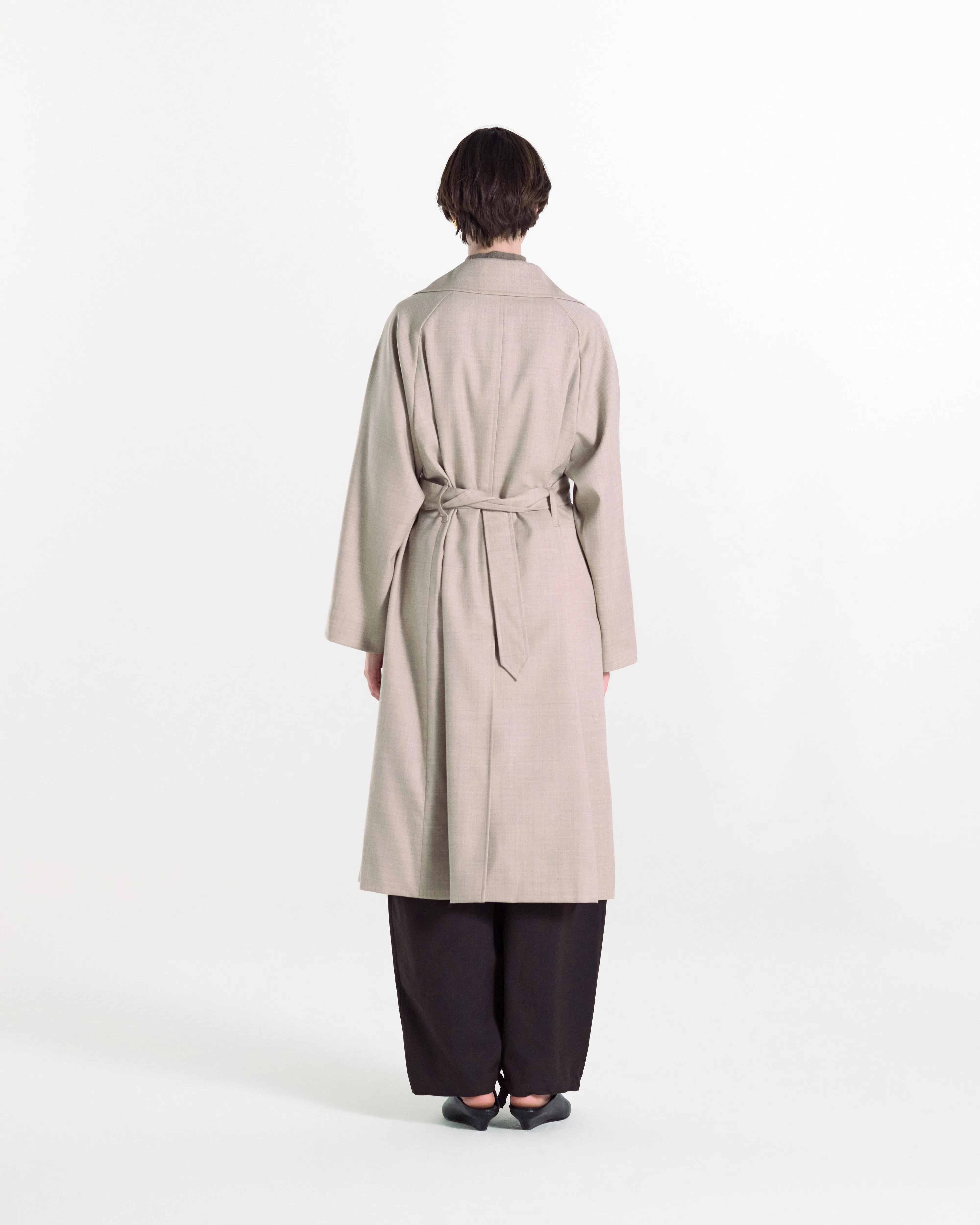 Laggan Belted Wool Gabardine Trench Coat sold by Mackintosh product image thumbnail 5