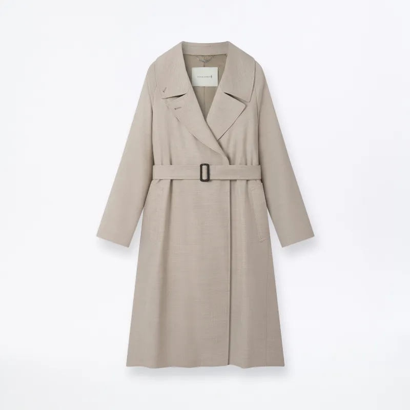 Laggan Belted Wool Gabardine Trench Coat sold by Mackintosh