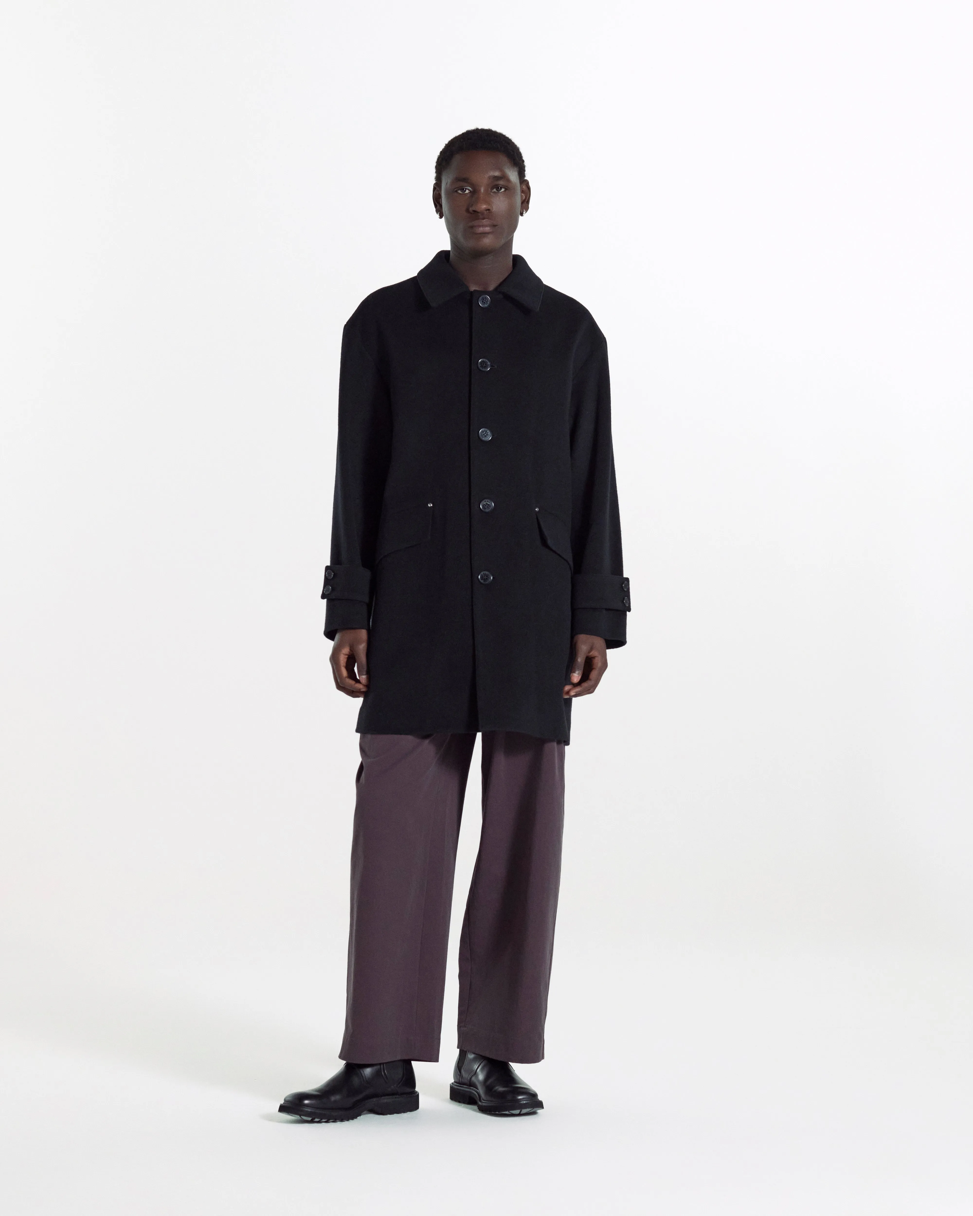 Humbie Cashmere Wool Blend Coat sold by Mackintosh product image thumbnail 2