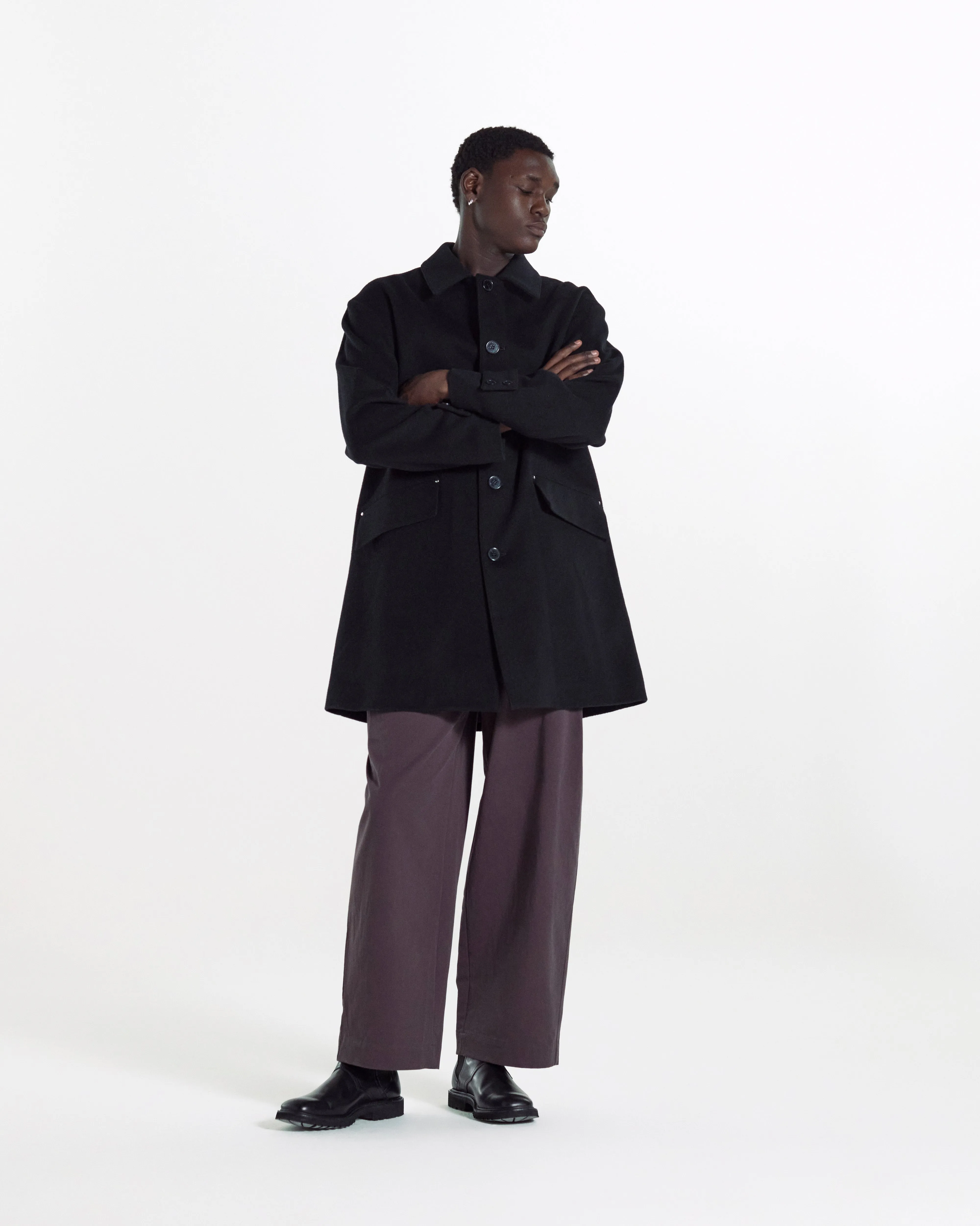 Humbie Cashmere Wool Blend Coat sold by Mackintosh product image thumbnail 3