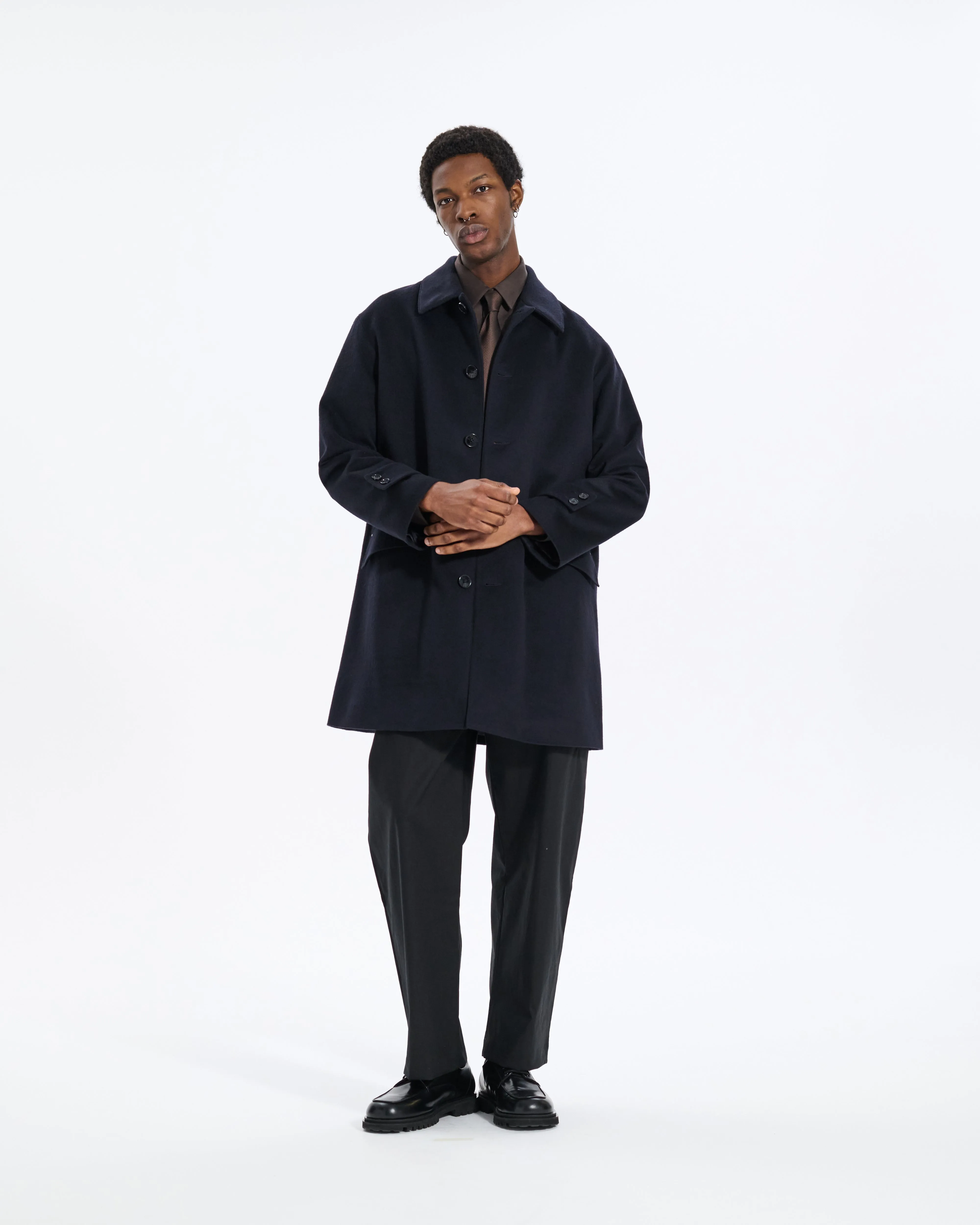 Humbie Cashmere Wool Blend Coat sold by Mackintosh product image thumbnail 2