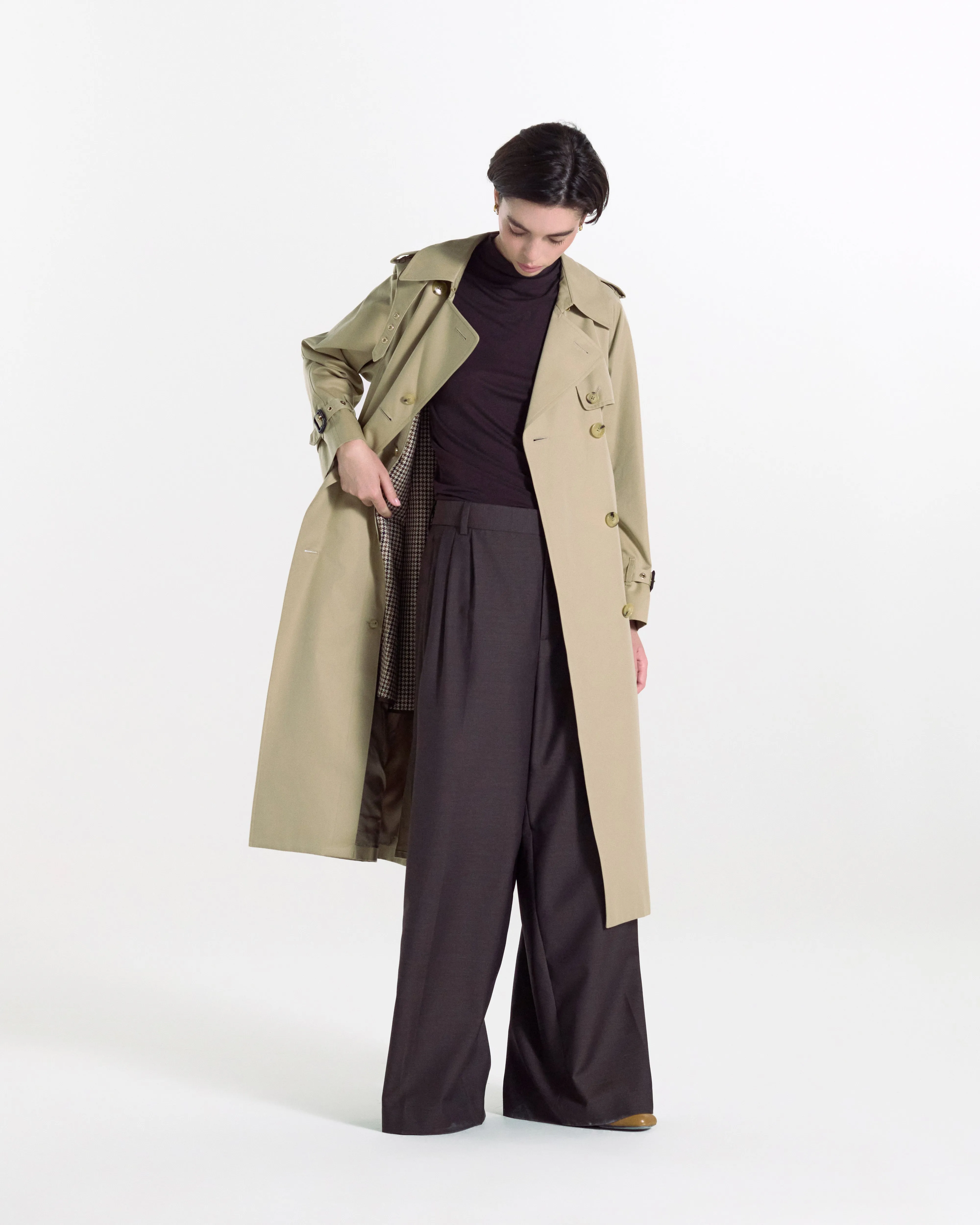 Forrest Gabardine Double Breasted Trench Coat sold by Mackintosh product image thumbnail 3