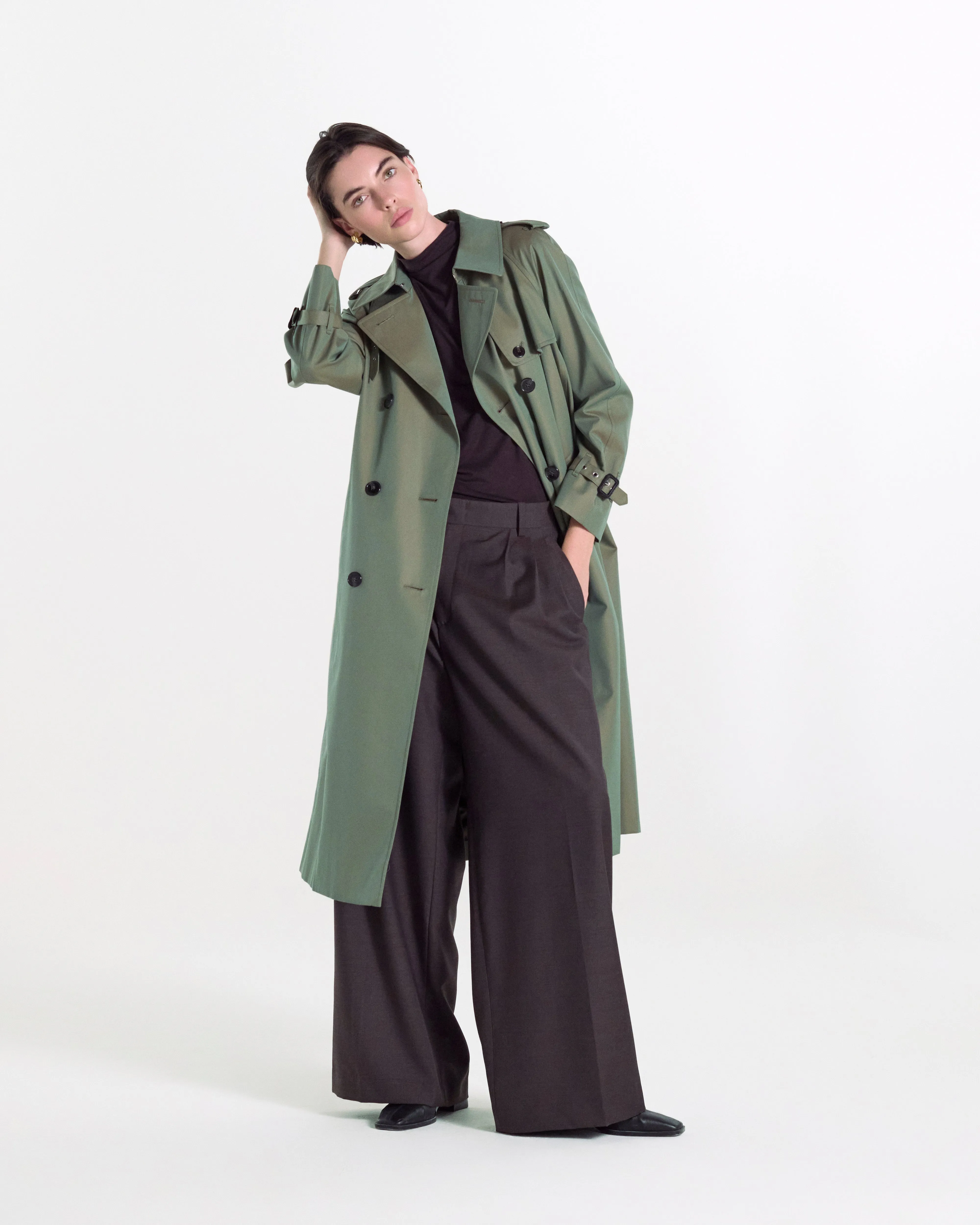Forrest Gabardine Double Breasted Trench Coat sold by Mackintosh product image thumbnail 3