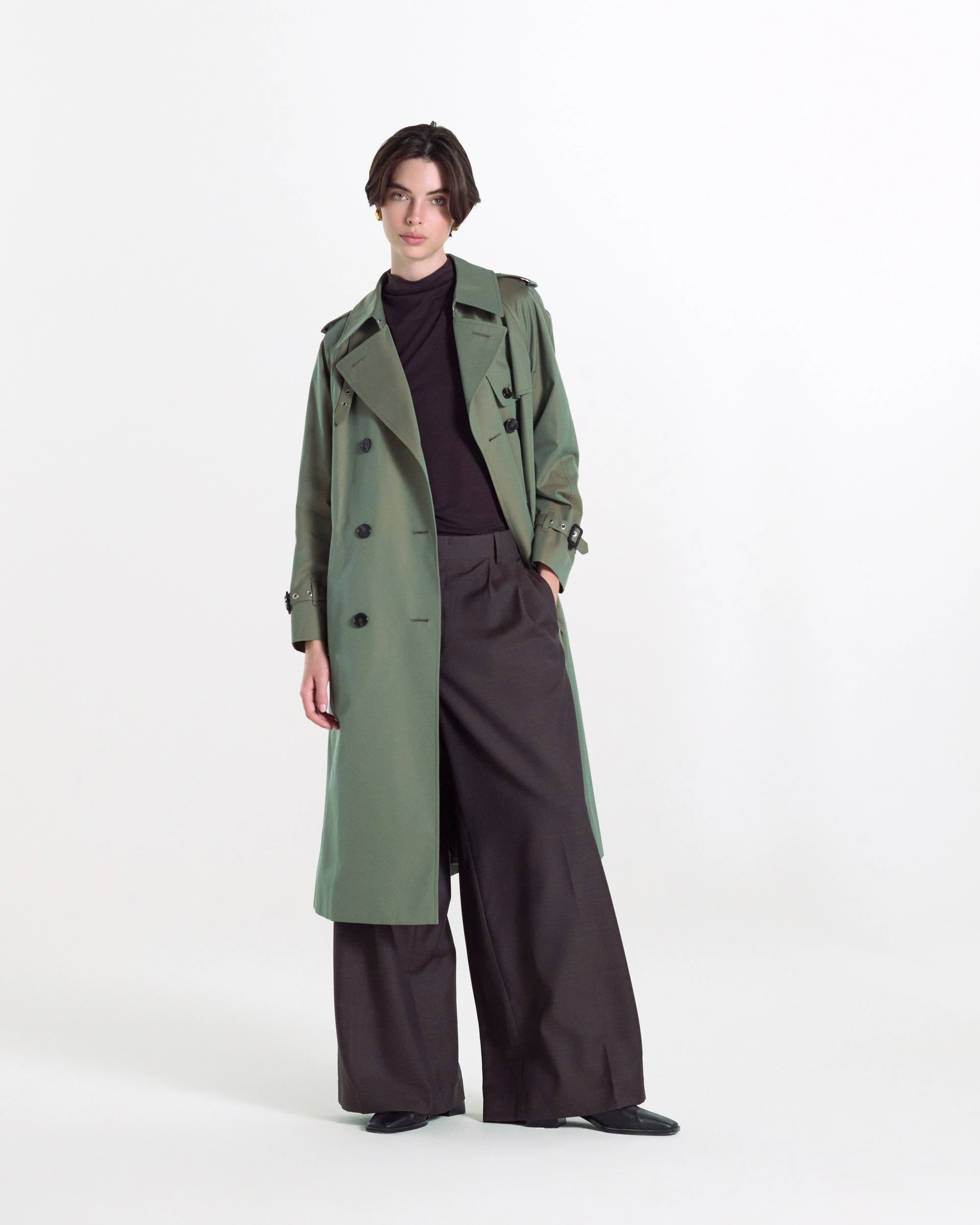 Forrest Gabardine Double Breasted Trench Coat sold by Mackintosh product image thumbnail 2