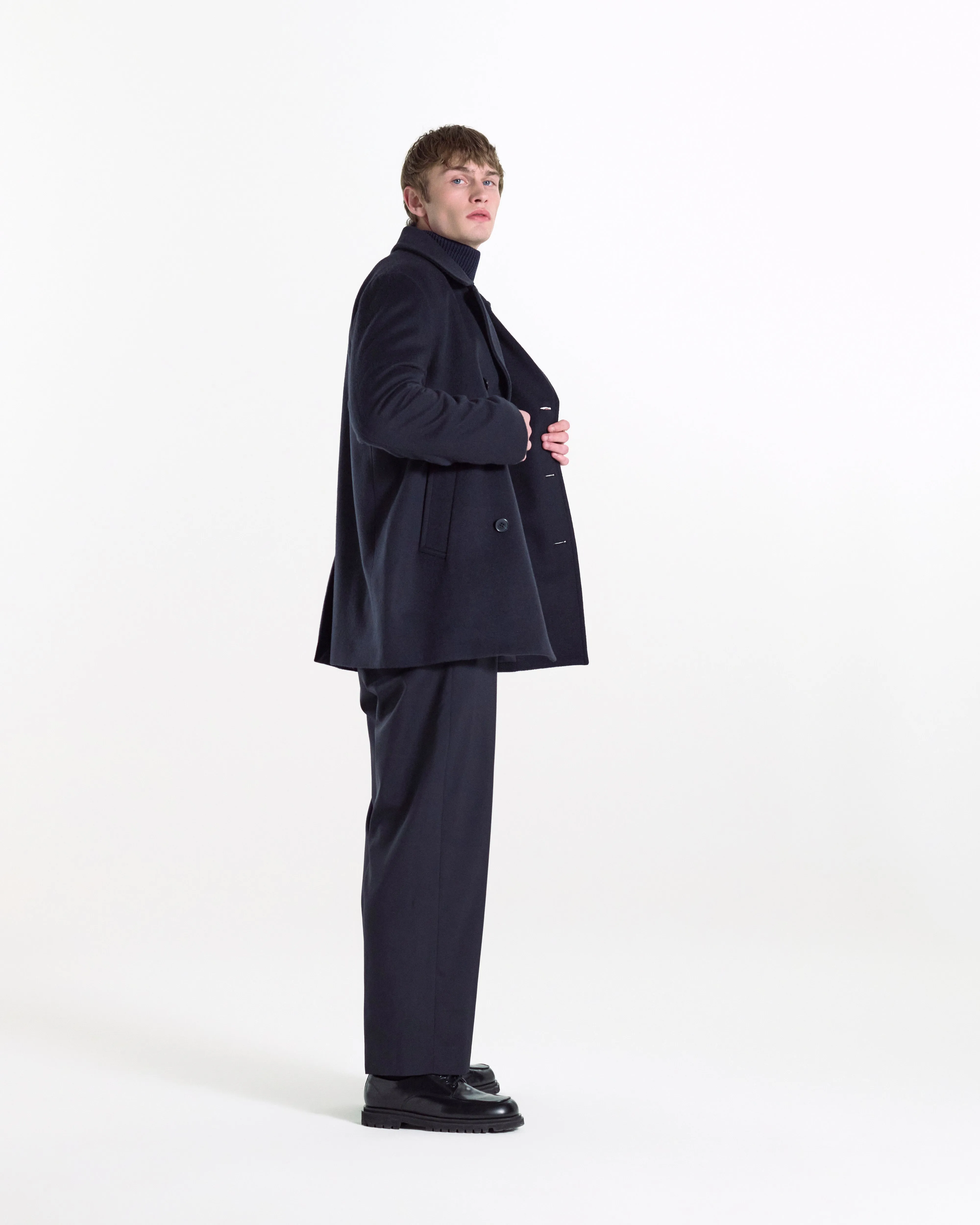 Dalton Wool Peacoat sold by Mackintosh product image thumbnail 5