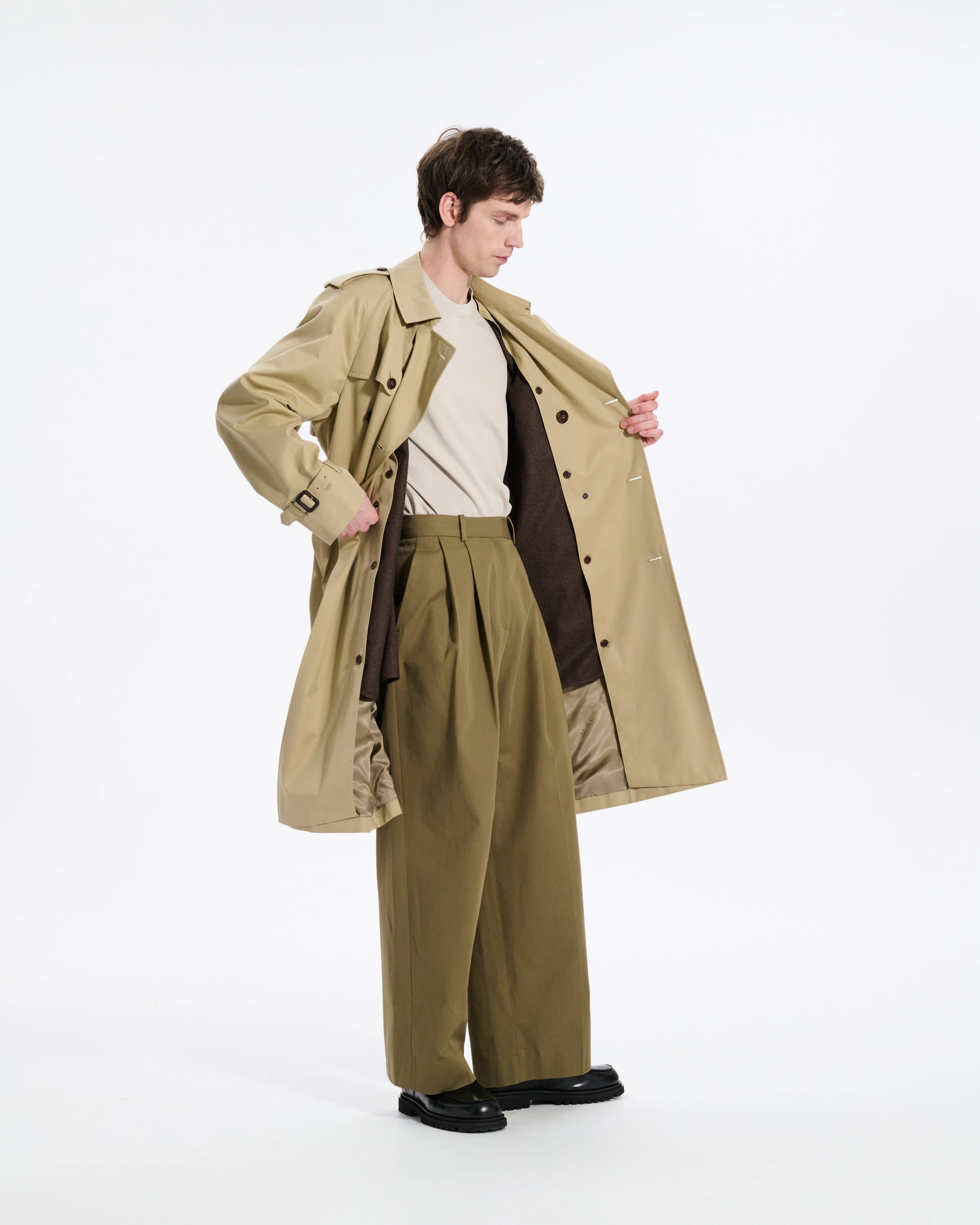 Blanefield Gabardine Double Breasted Trench Coat sold by Mackintosh product image thumbnail 3