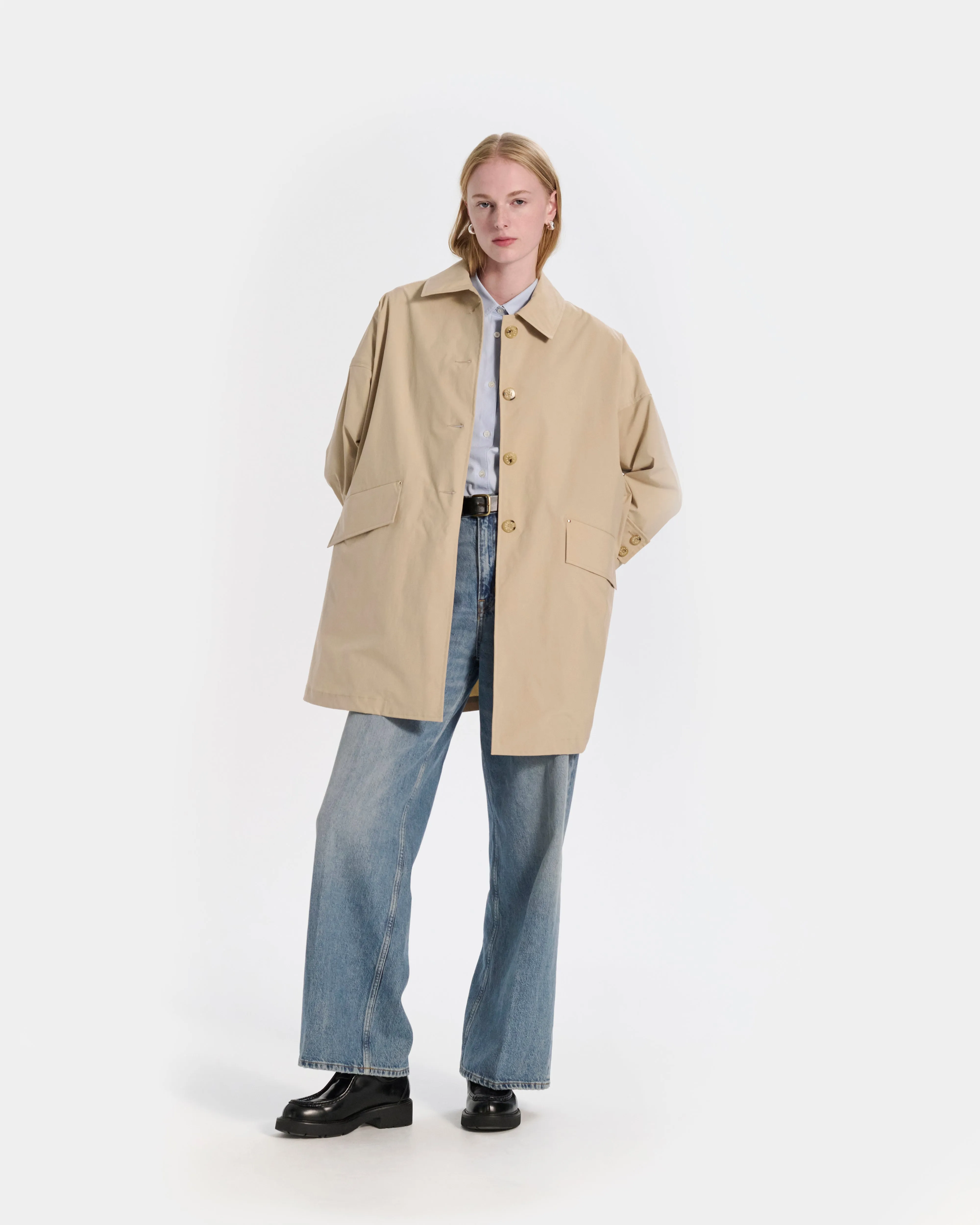 Humbie Oversized Coat sold by Mackintosh product image thumbnail 3
