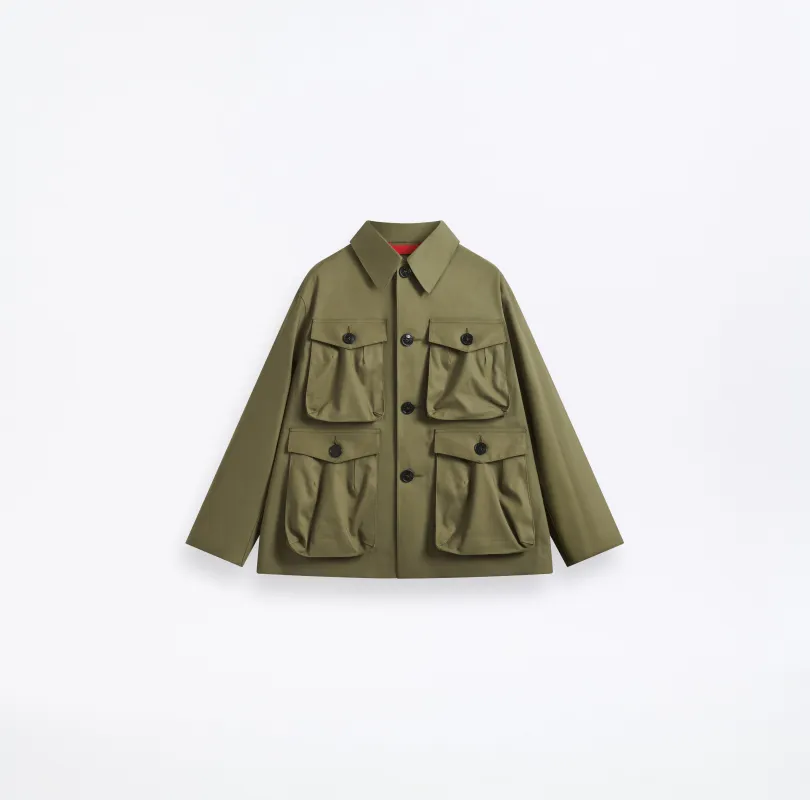 Frank Rubberised Utility Jacket sold by Mackintosh